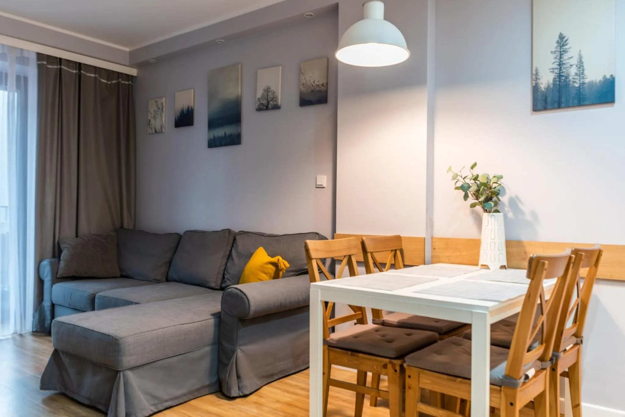 Living room in City Lights Kazimierz