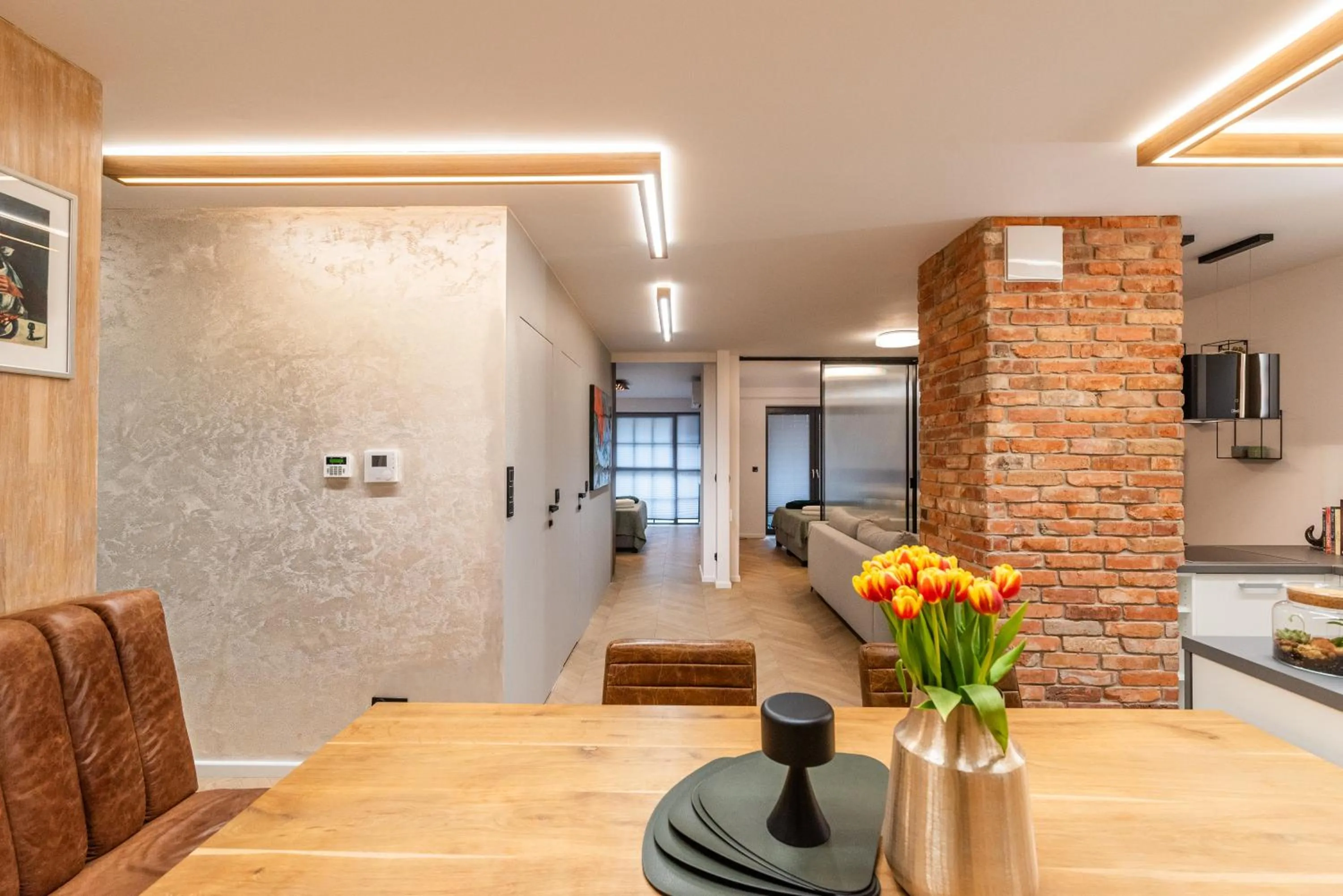 Living room in City Lights Kazimierz