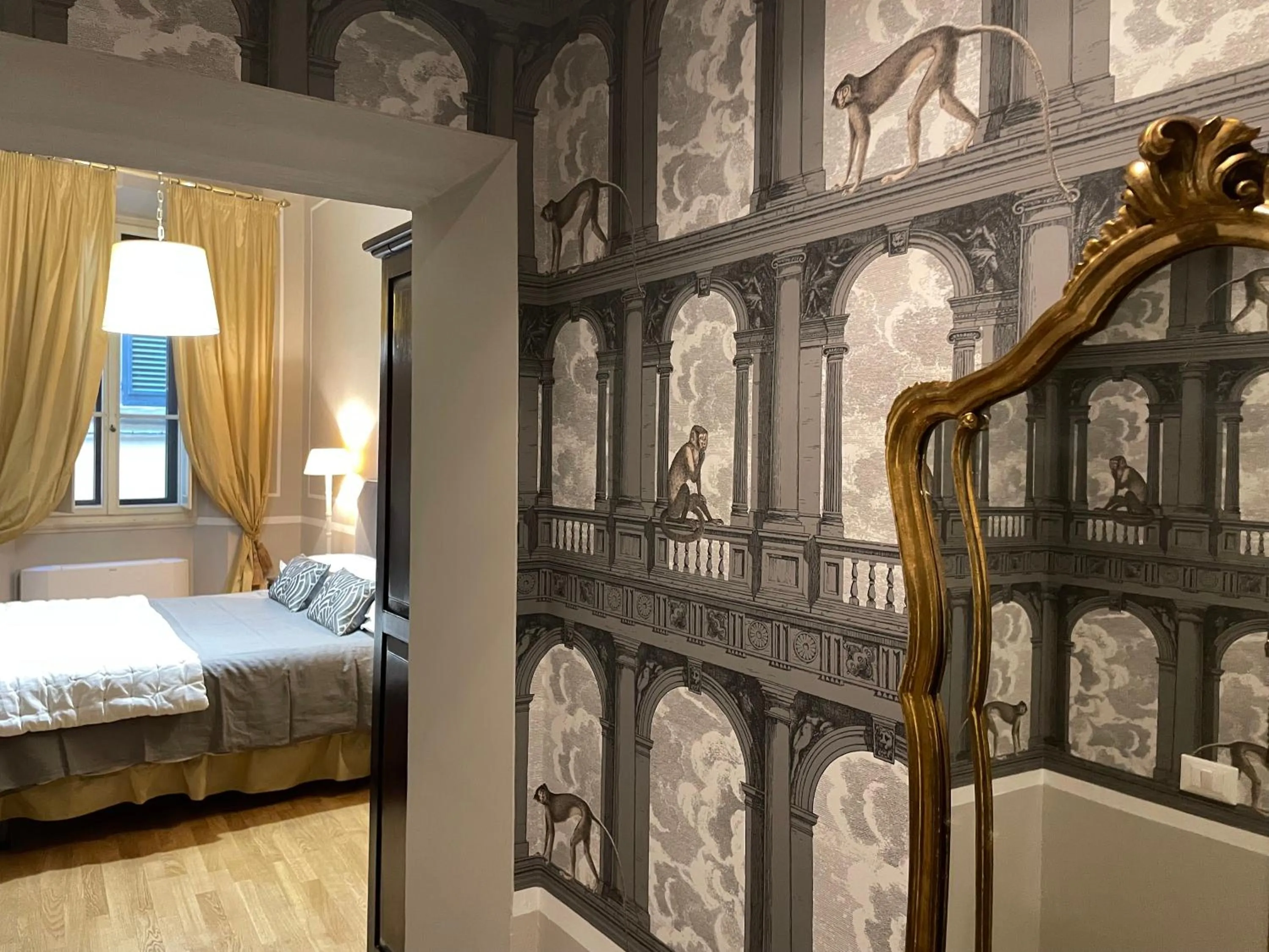 Decorative detail, Bed in Residenza dei Pucci