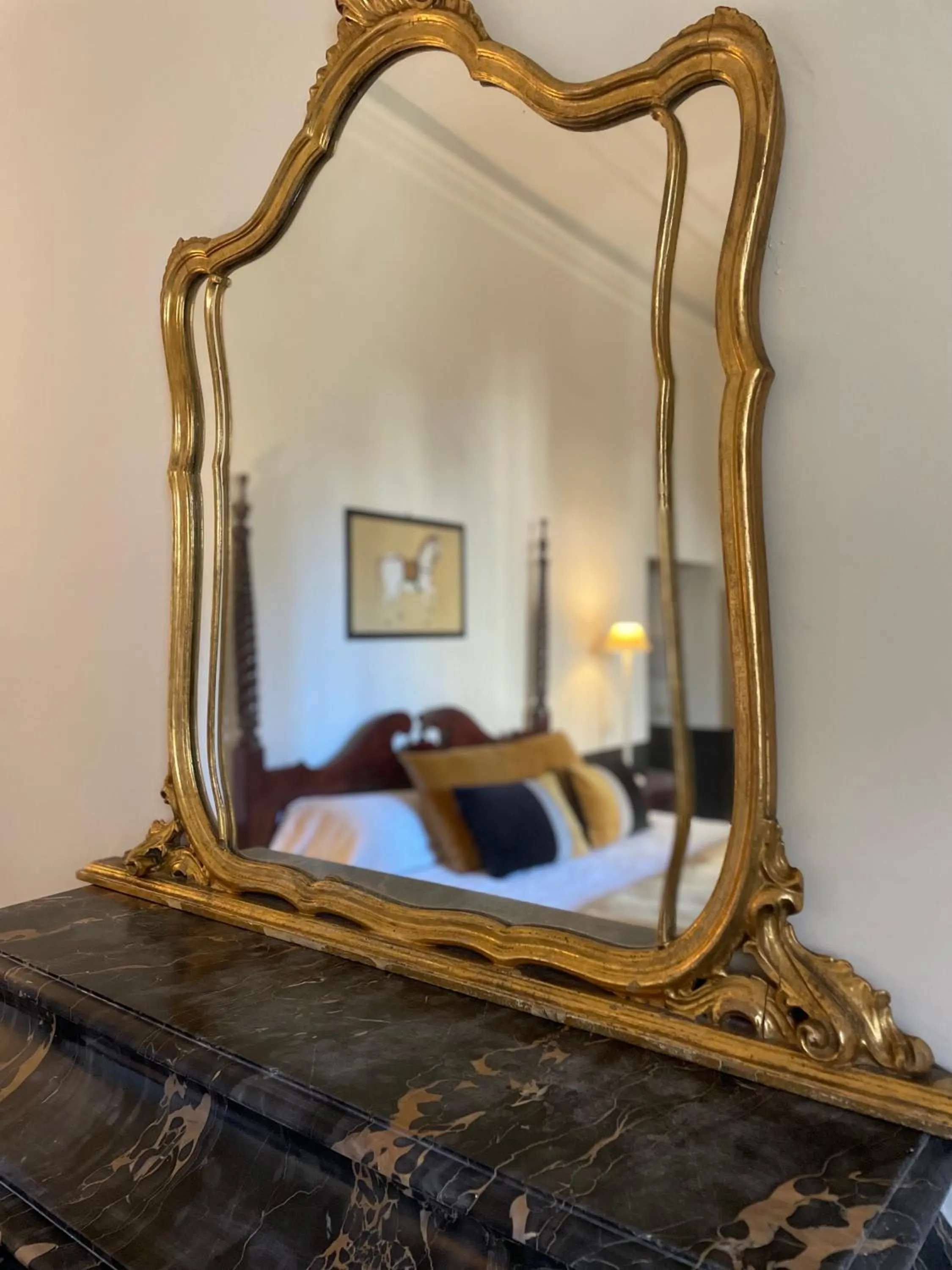 Decorative detail, Bed in Residenza dei Pucci