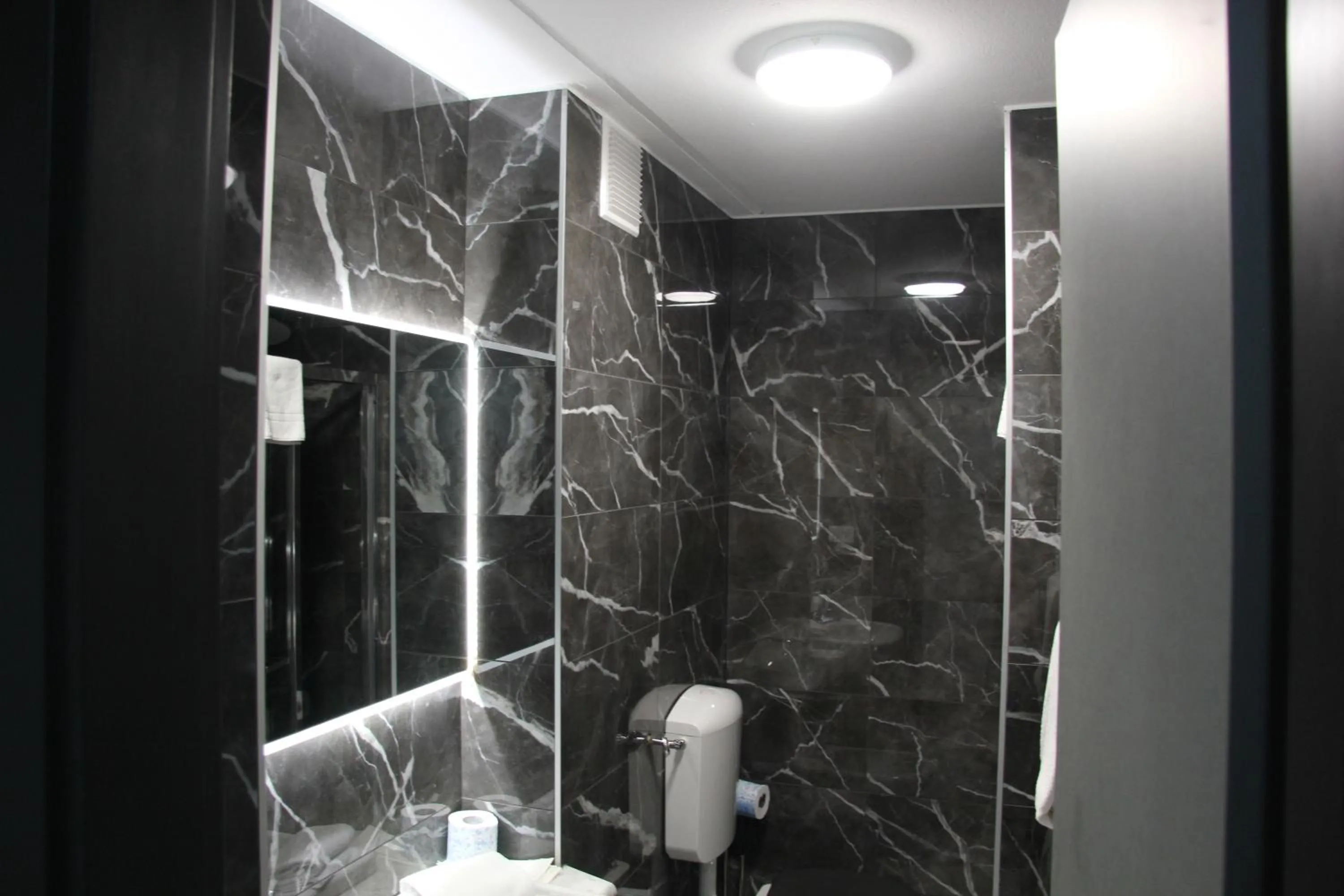 Shower in Green Hotel