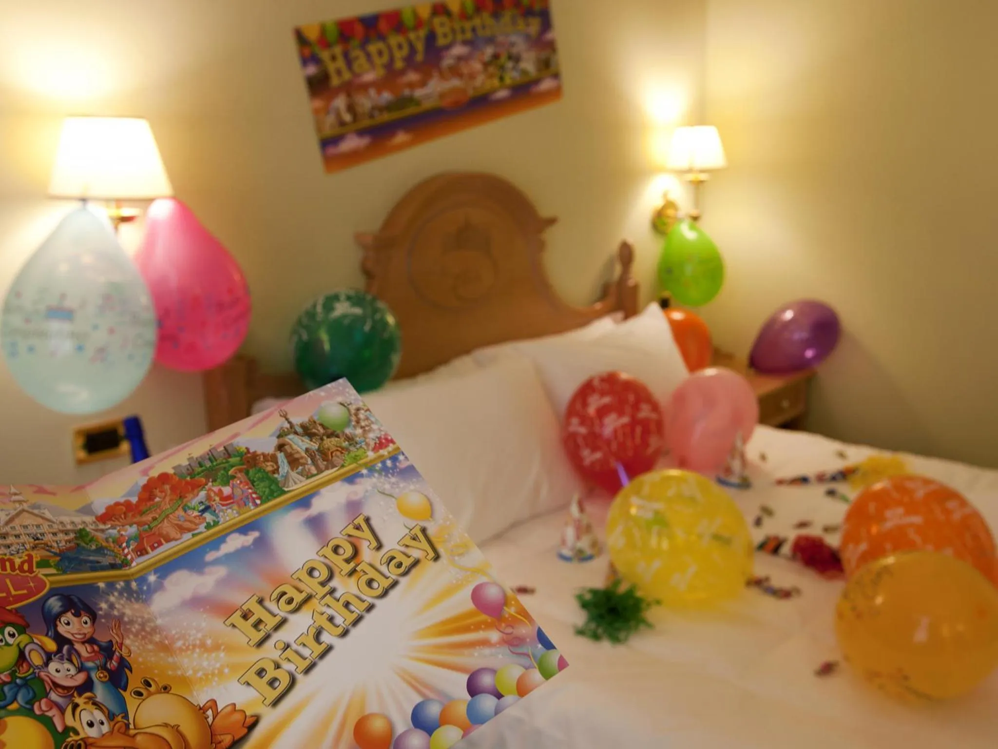 Bed in Gardaland Hotel