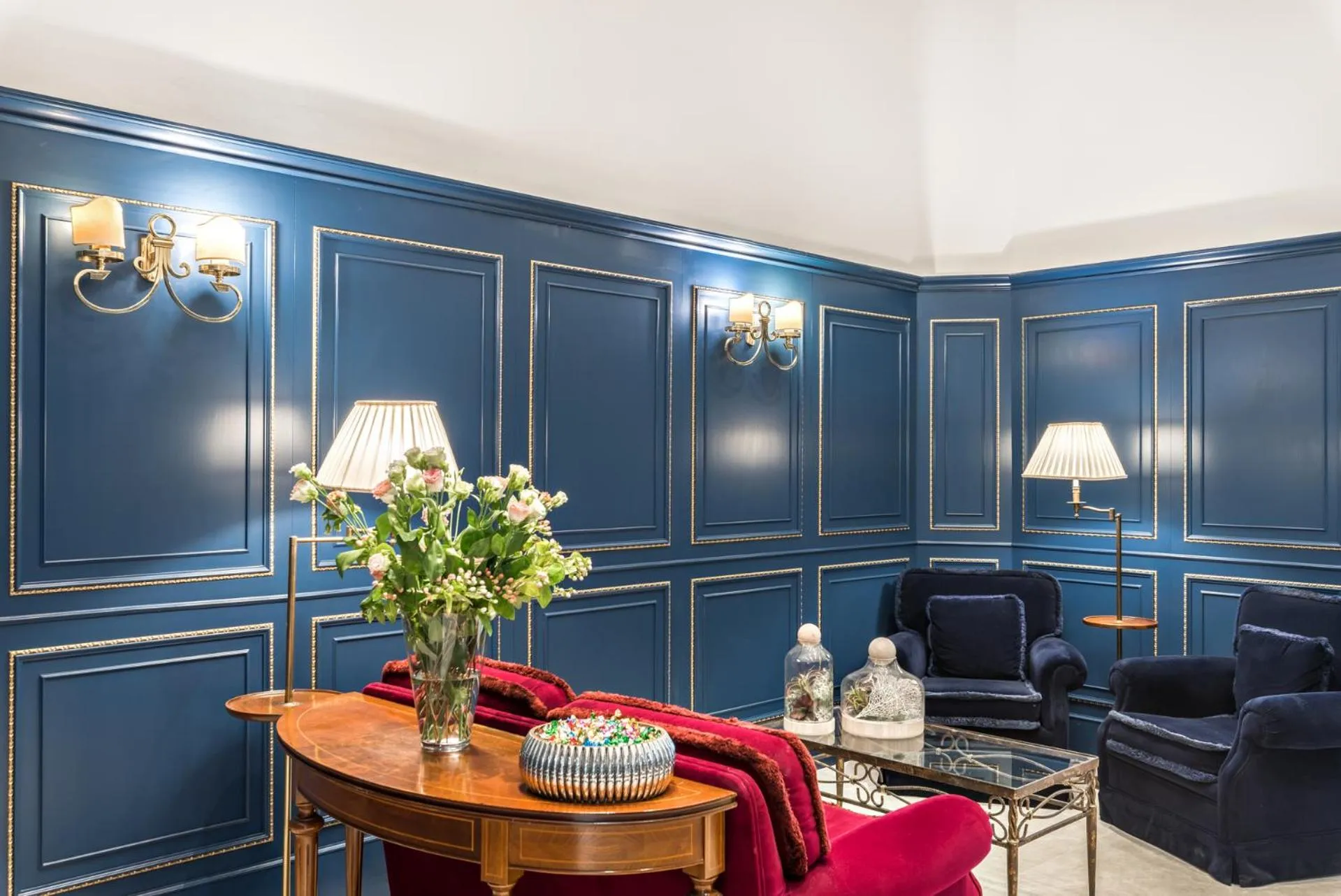 Lobby or reception in Hotel Firenze e Continentale