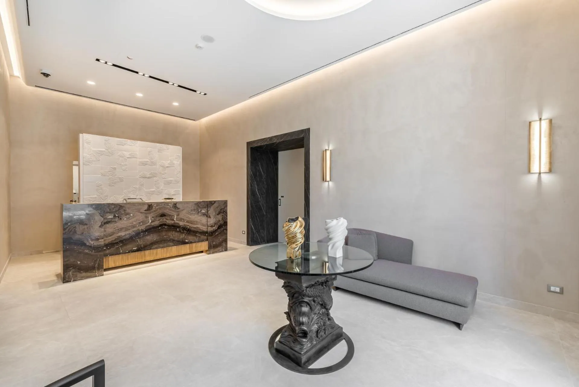 Lobby or reception in Hotel Firenze e Continentale