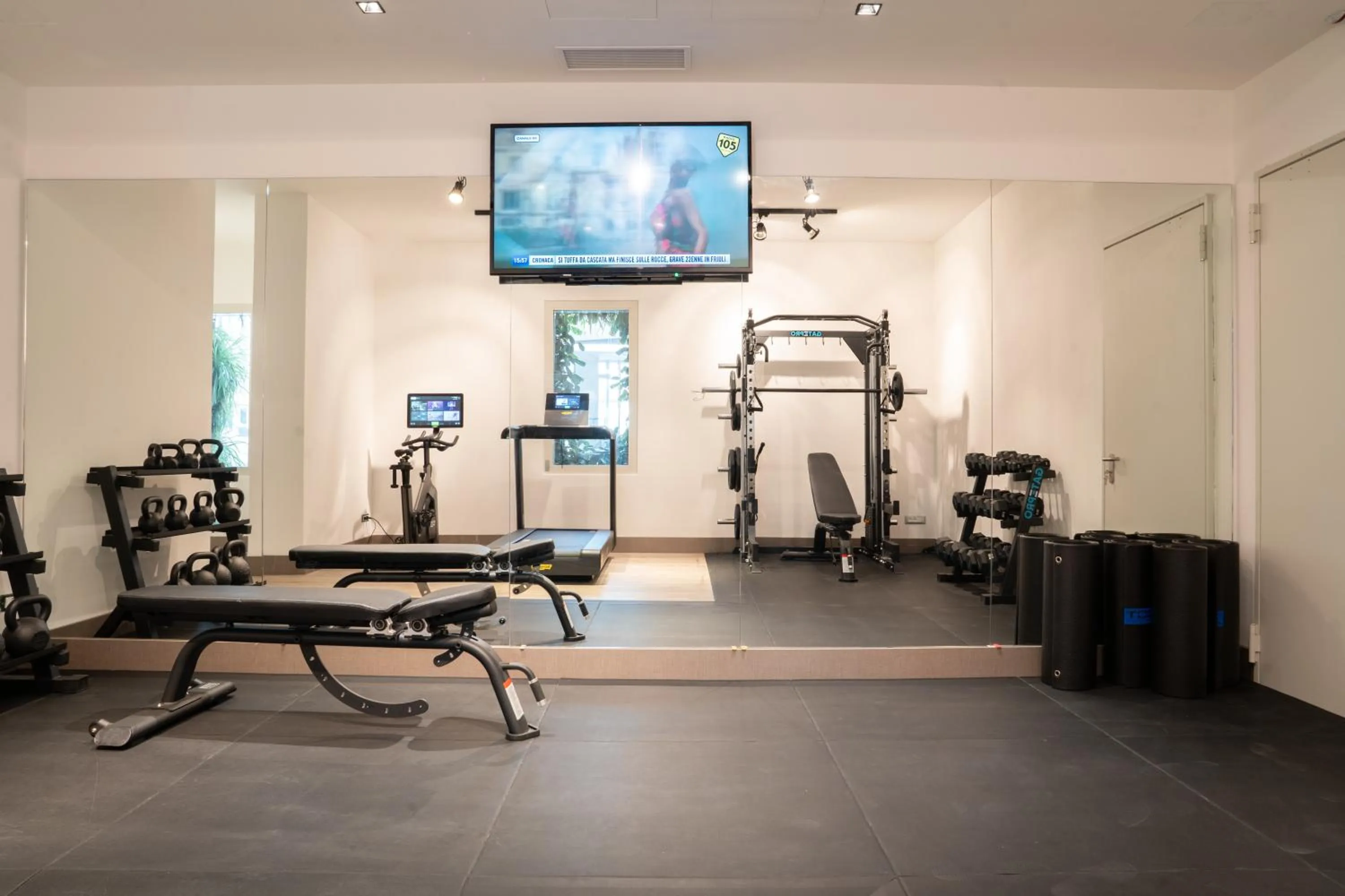 Fitness centre/facilities in Hotel Firenze e Continentale