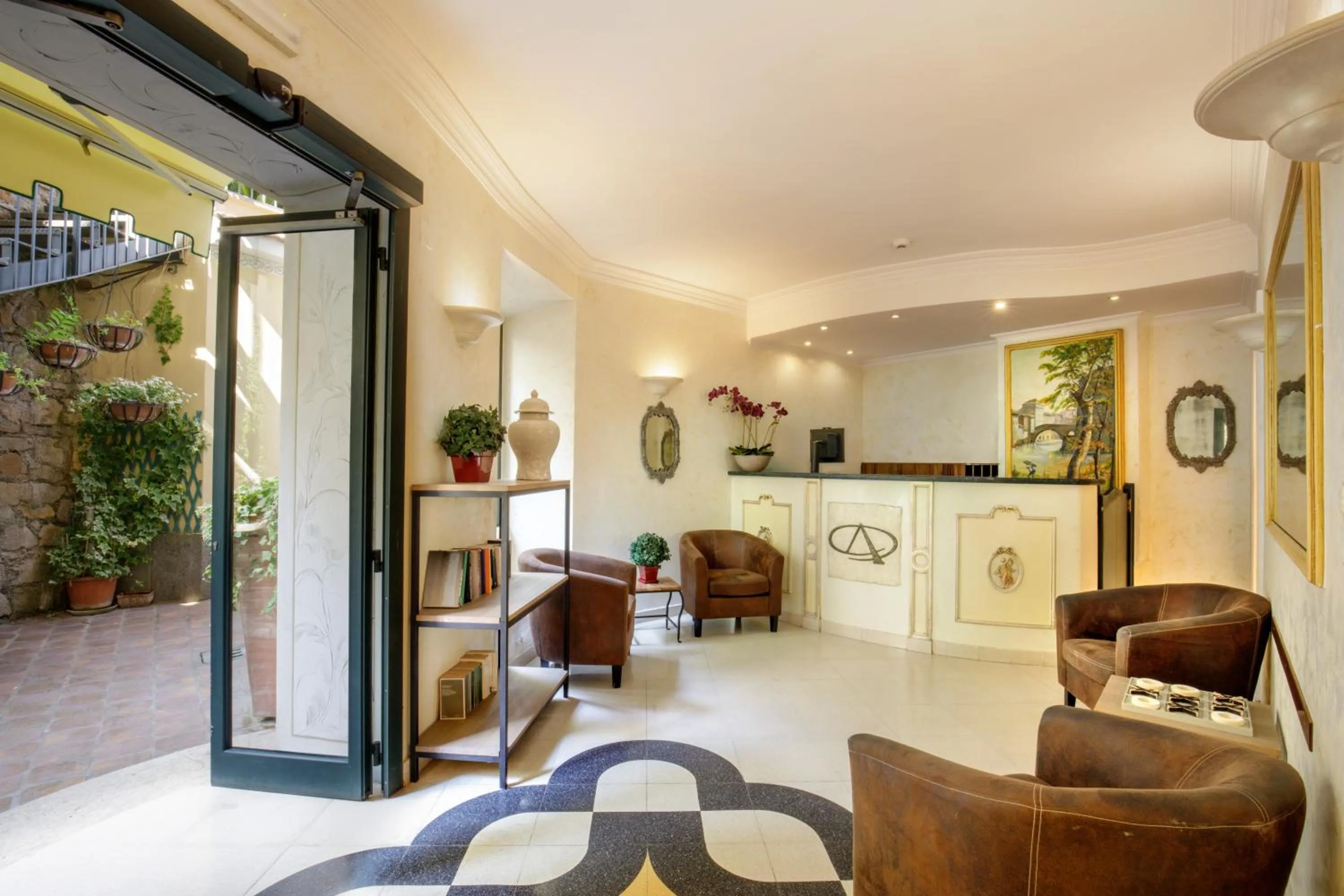 Lobby or reception in Hotel Alessandrino