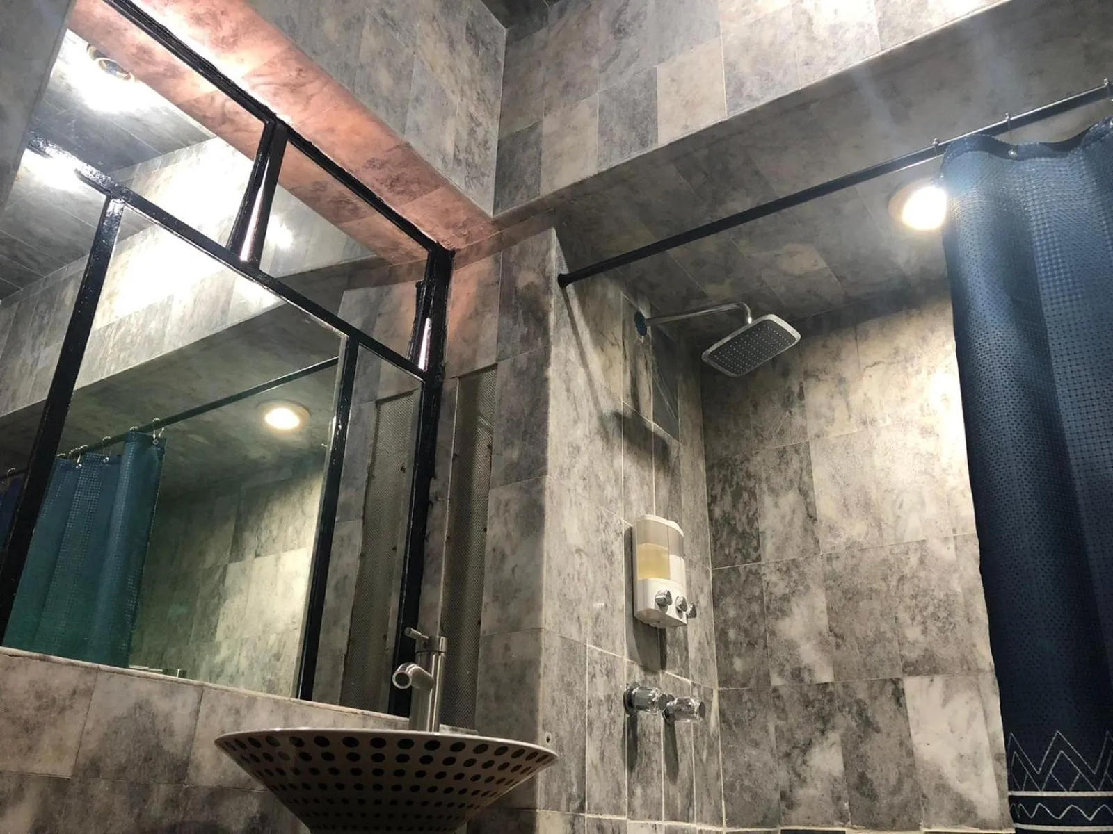 Shower in Leveli Coliving