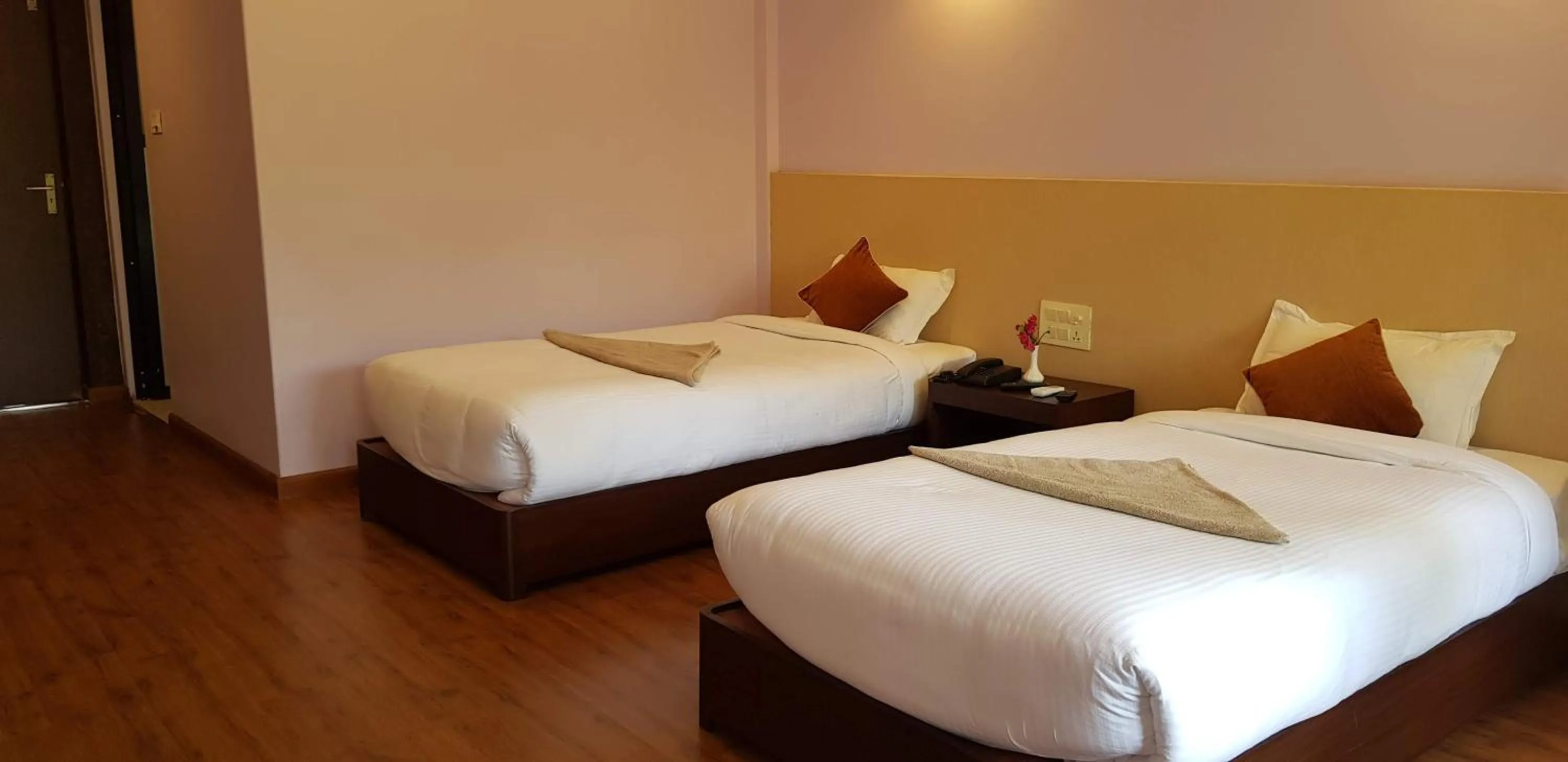 Bedroom in Lumbini Buddha Garden Resort