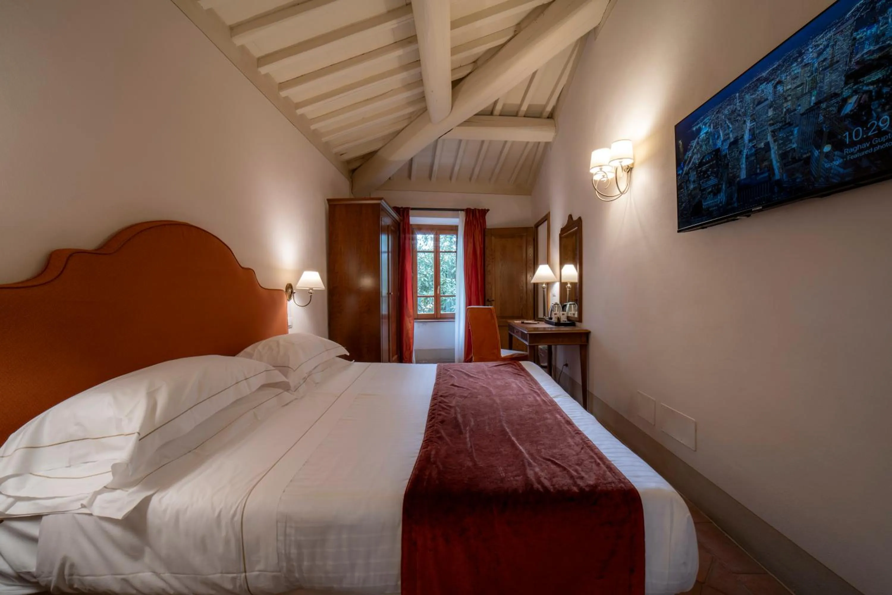 Bed in Hotel Palazzo San Niccolò & Spa