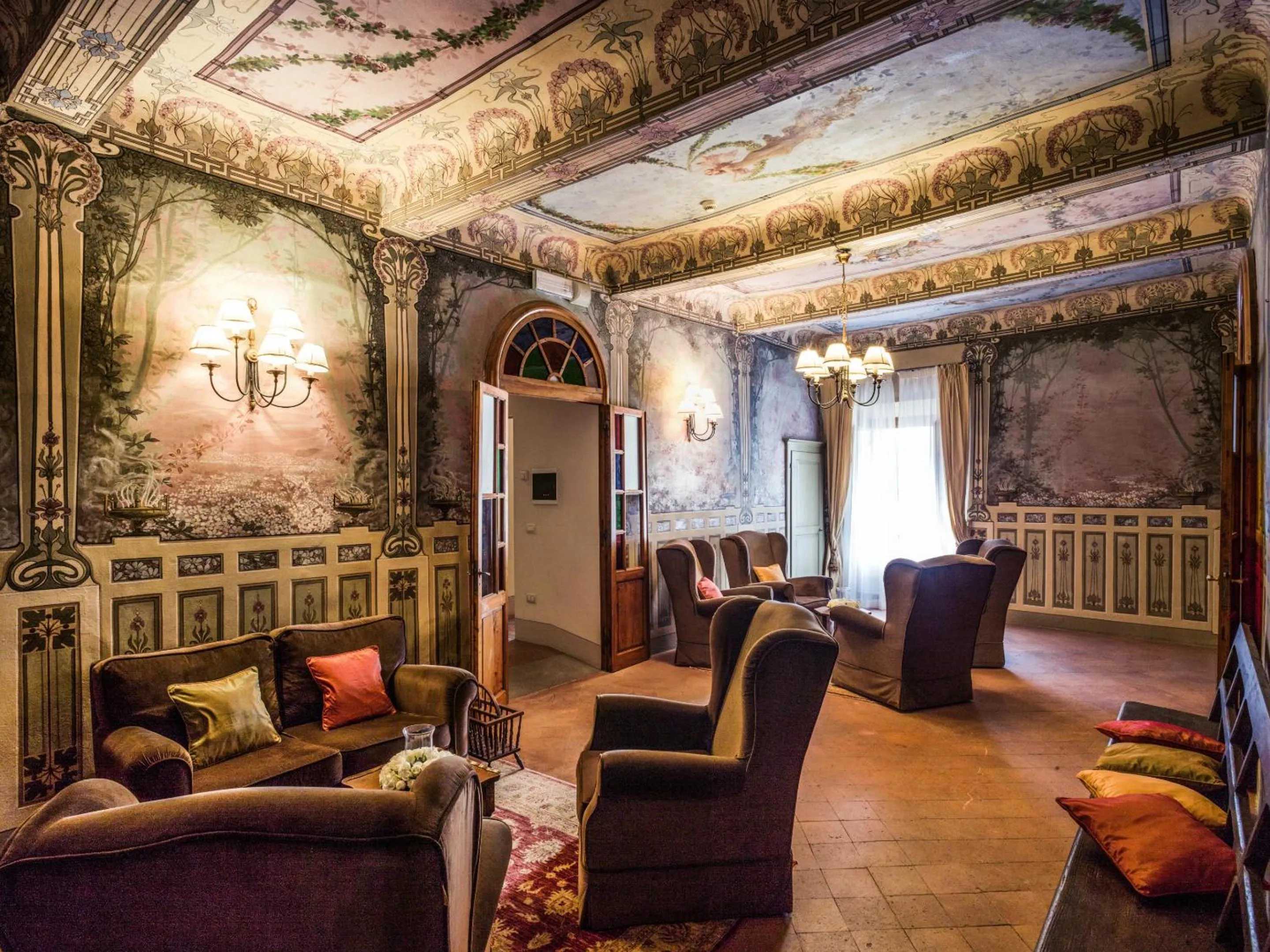 Lobby or reception in Hotel Palazzo San Niccolò & Spa