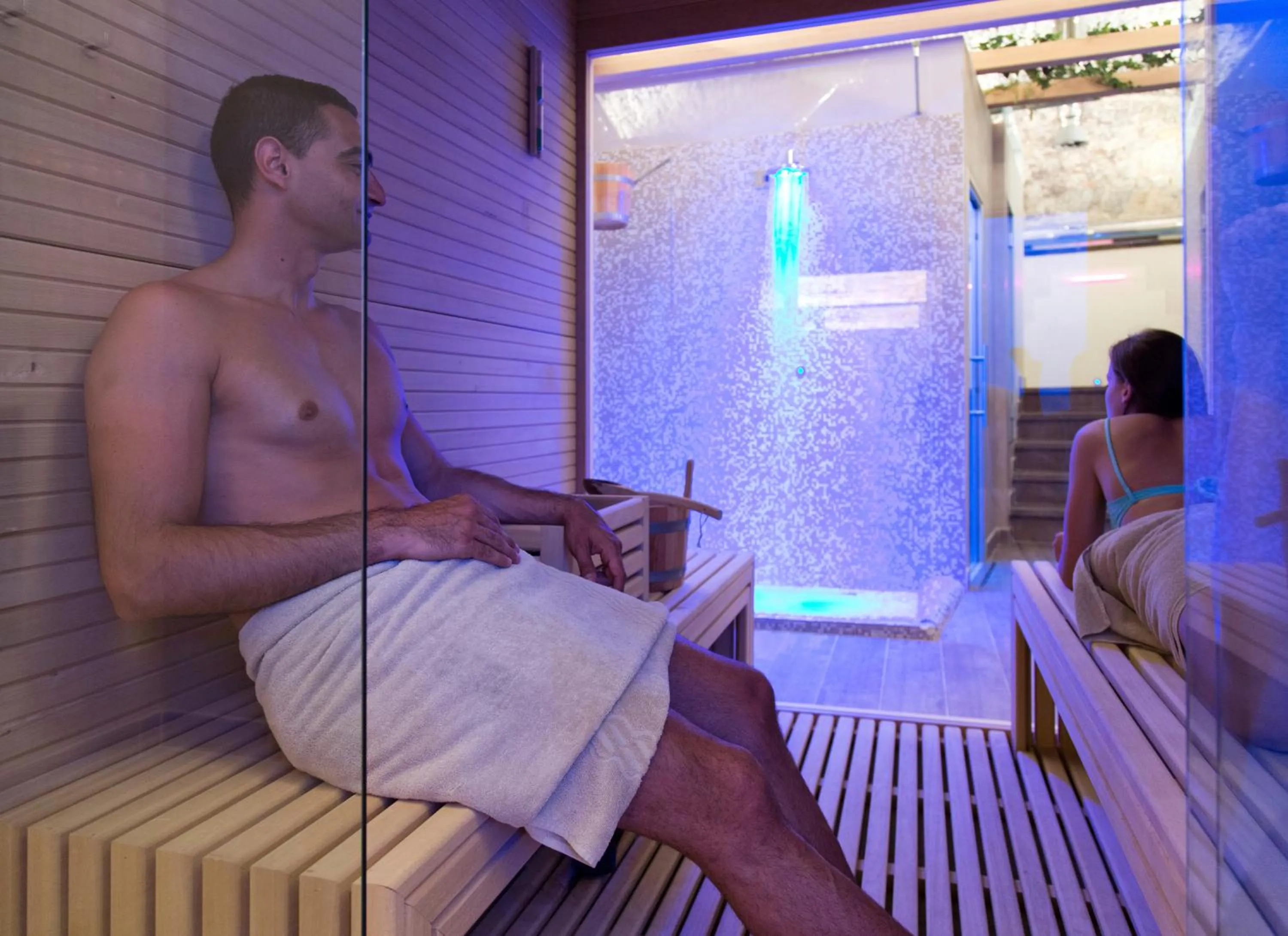 Sauna in Hotel Palazzo San Niccolò & Spa