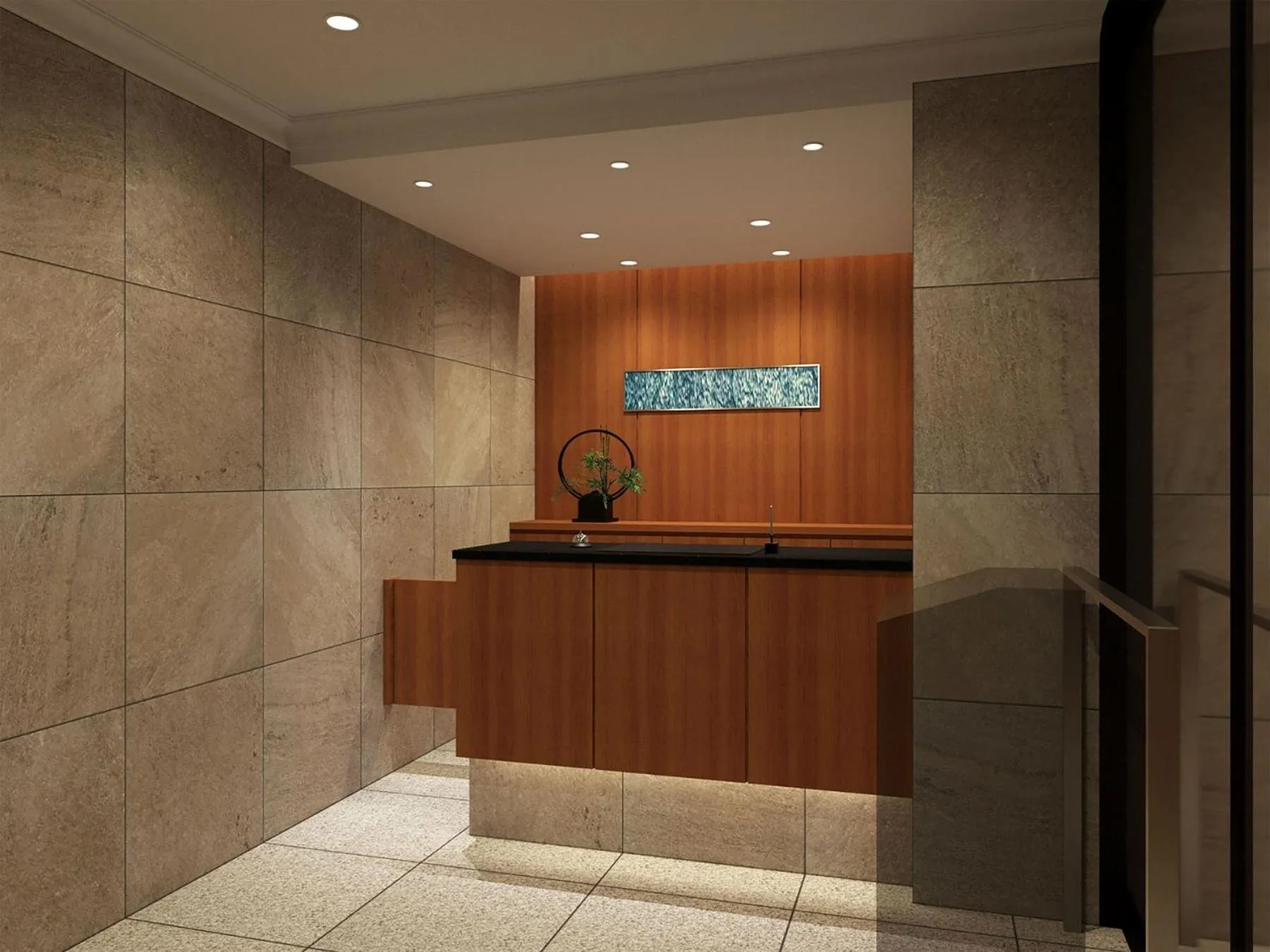 Lobby or reception in Hotel Rilassare Tokyo