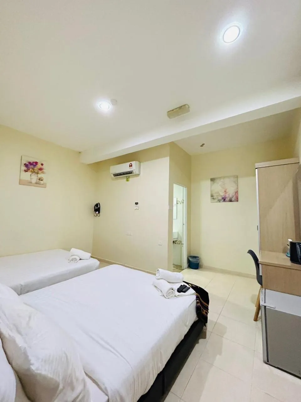 Bed in Noor Hotel Kangar