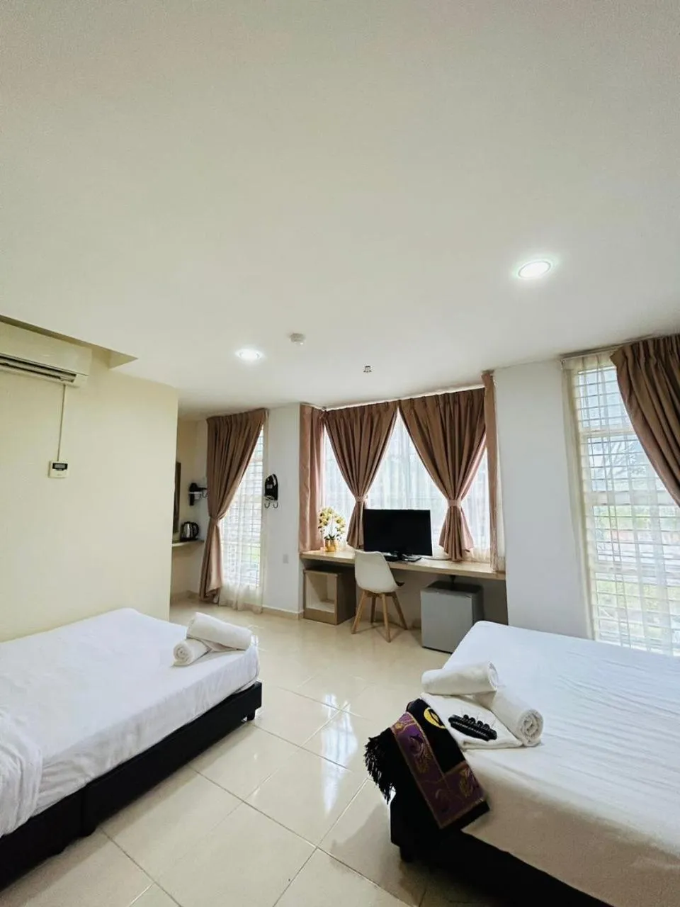 Bed in Noor Hotel Kangar