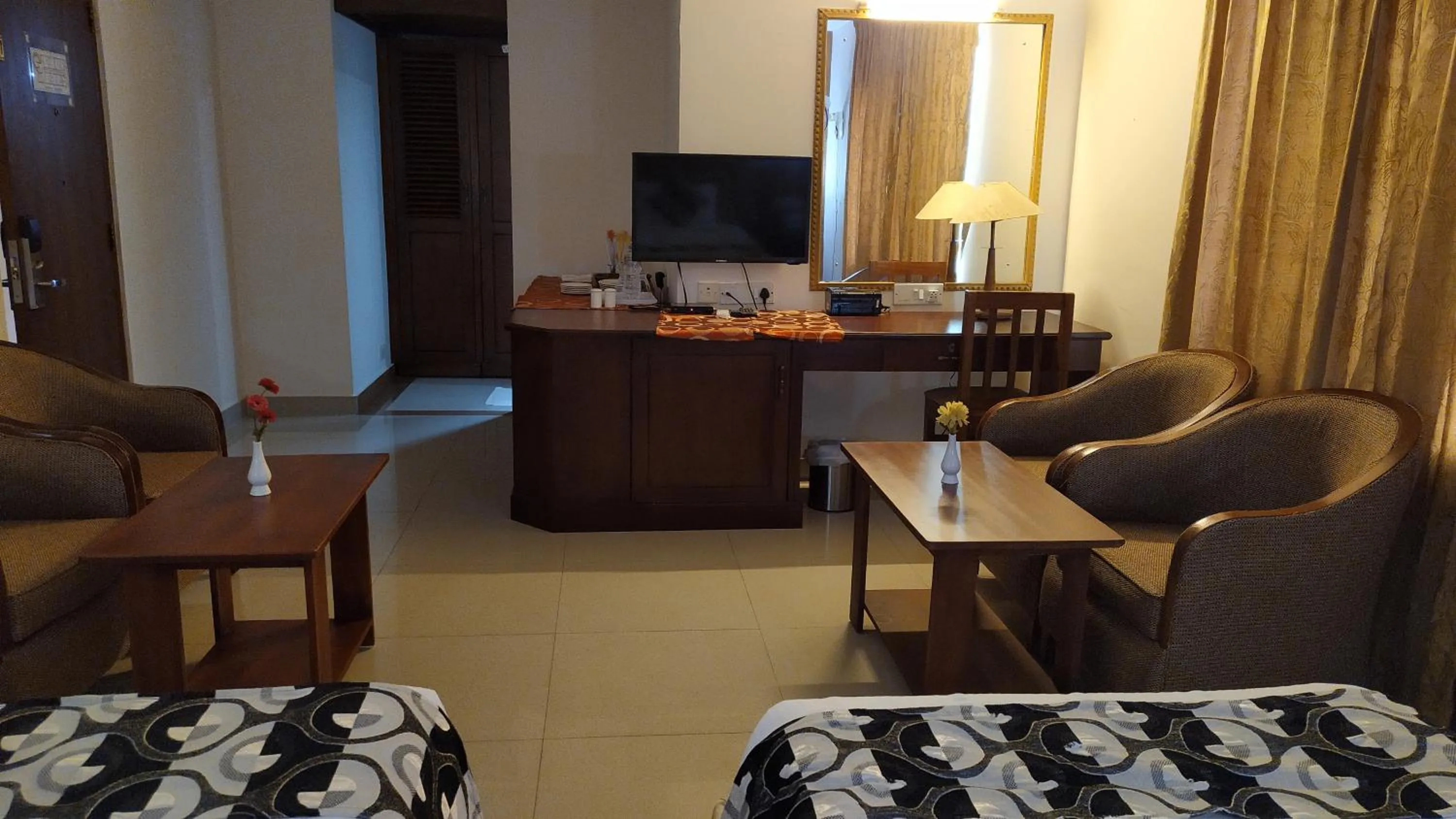 Bedroom in hotel bessota international