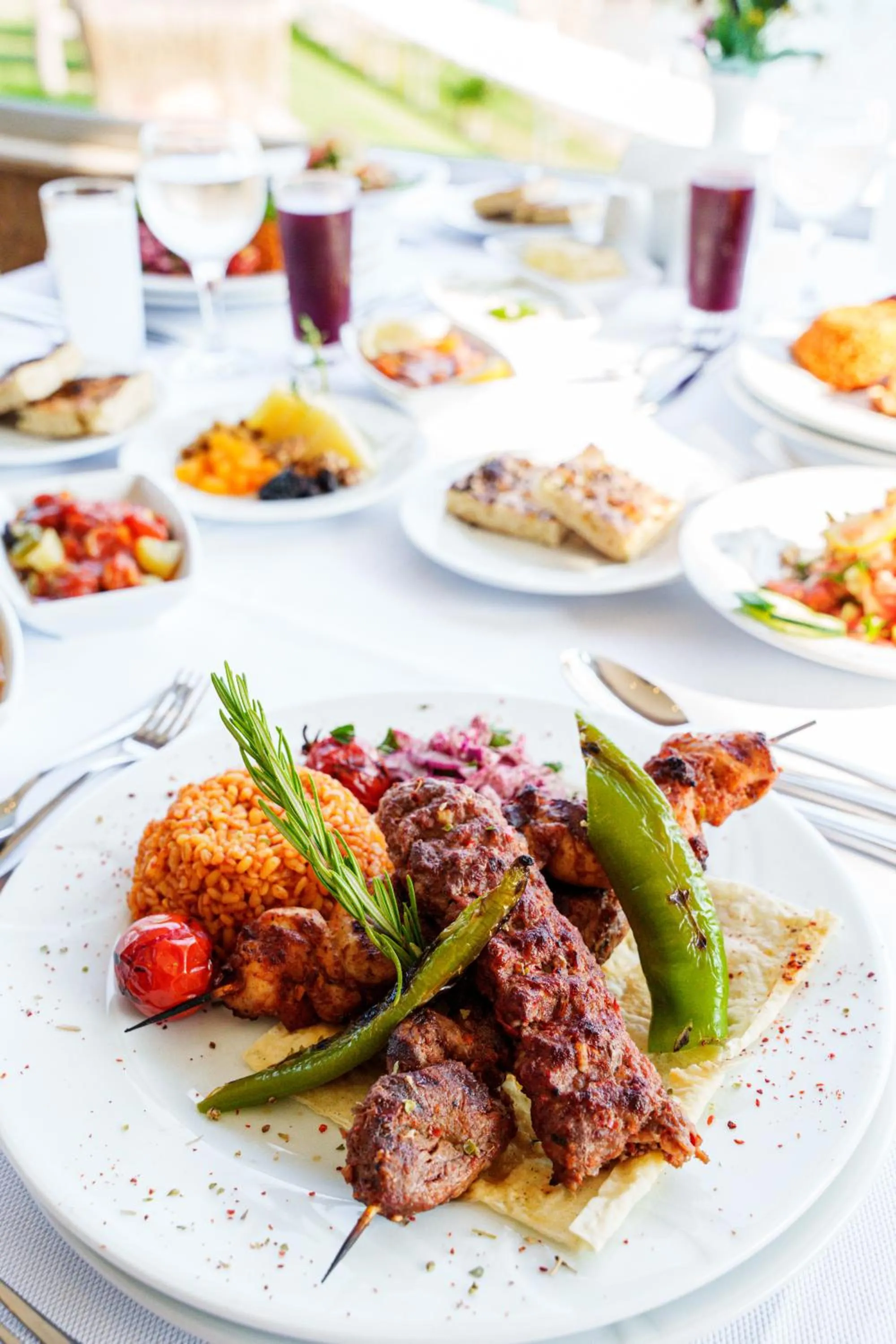 Food and drinks in Oz Hotels Incekum Beach