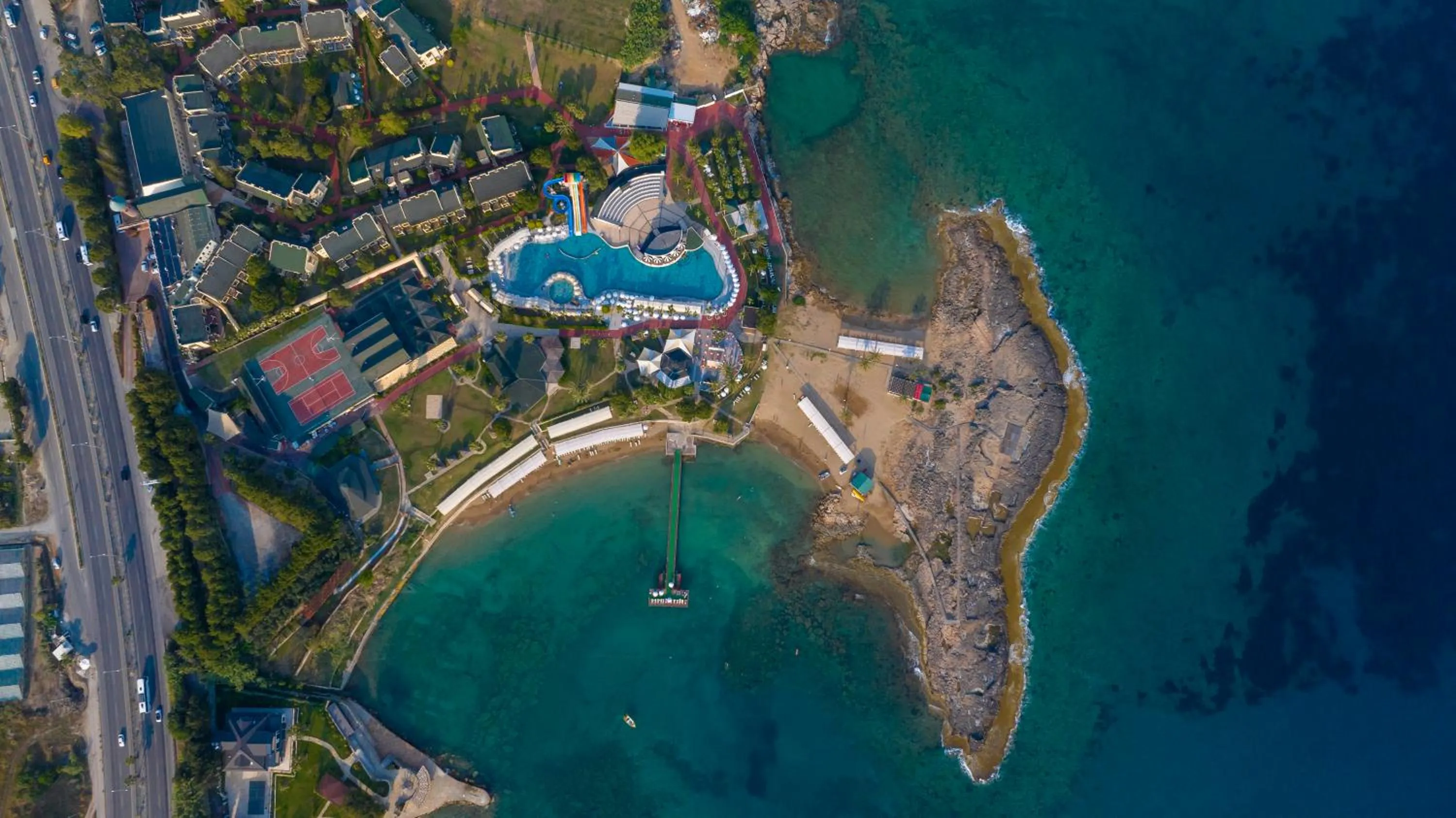 Bird's eye view in Oz Hotels Incekum Beach