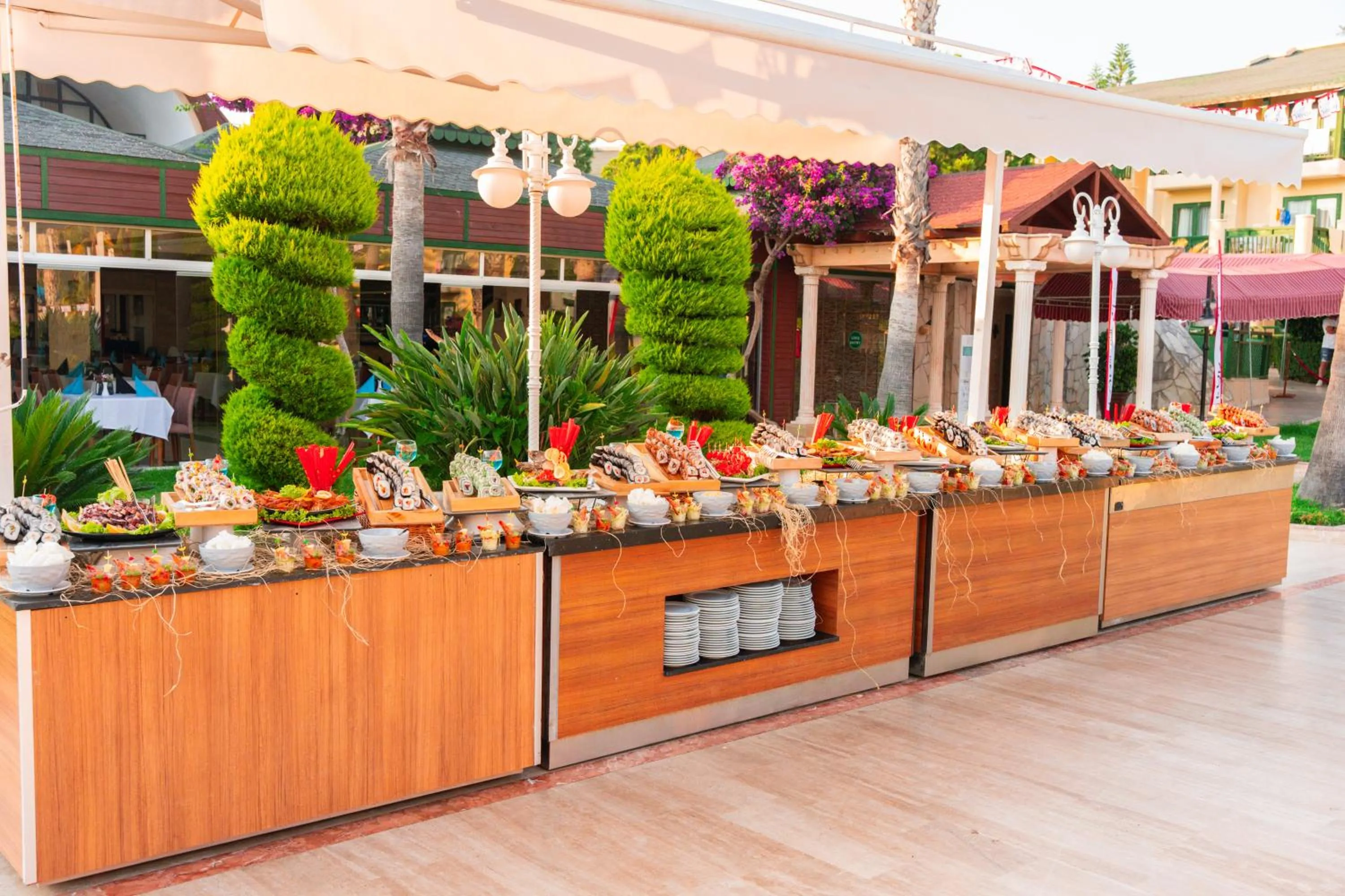 Buffet breakfast in Oz Hotels Incekum Beach