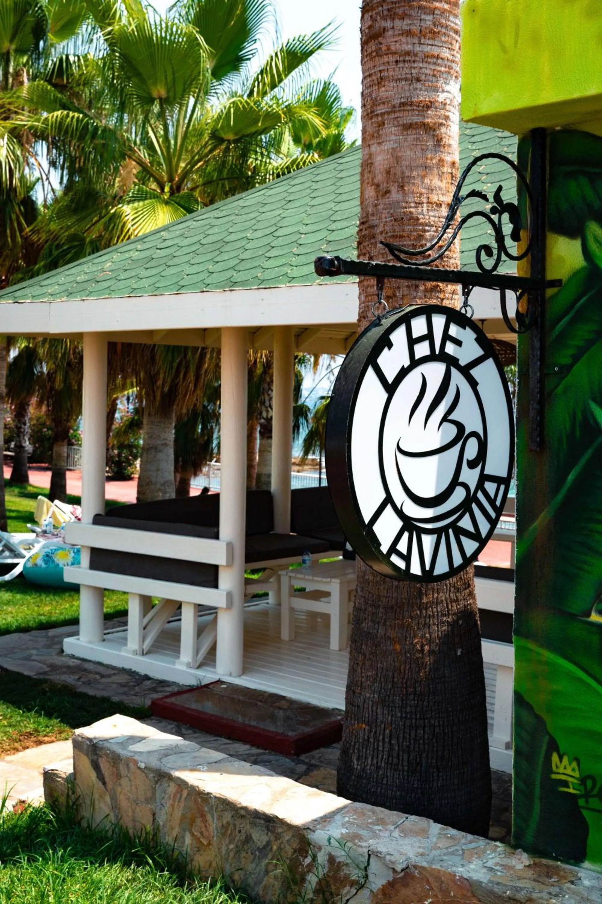 Garden view in Oz Hotels Incekum Beach