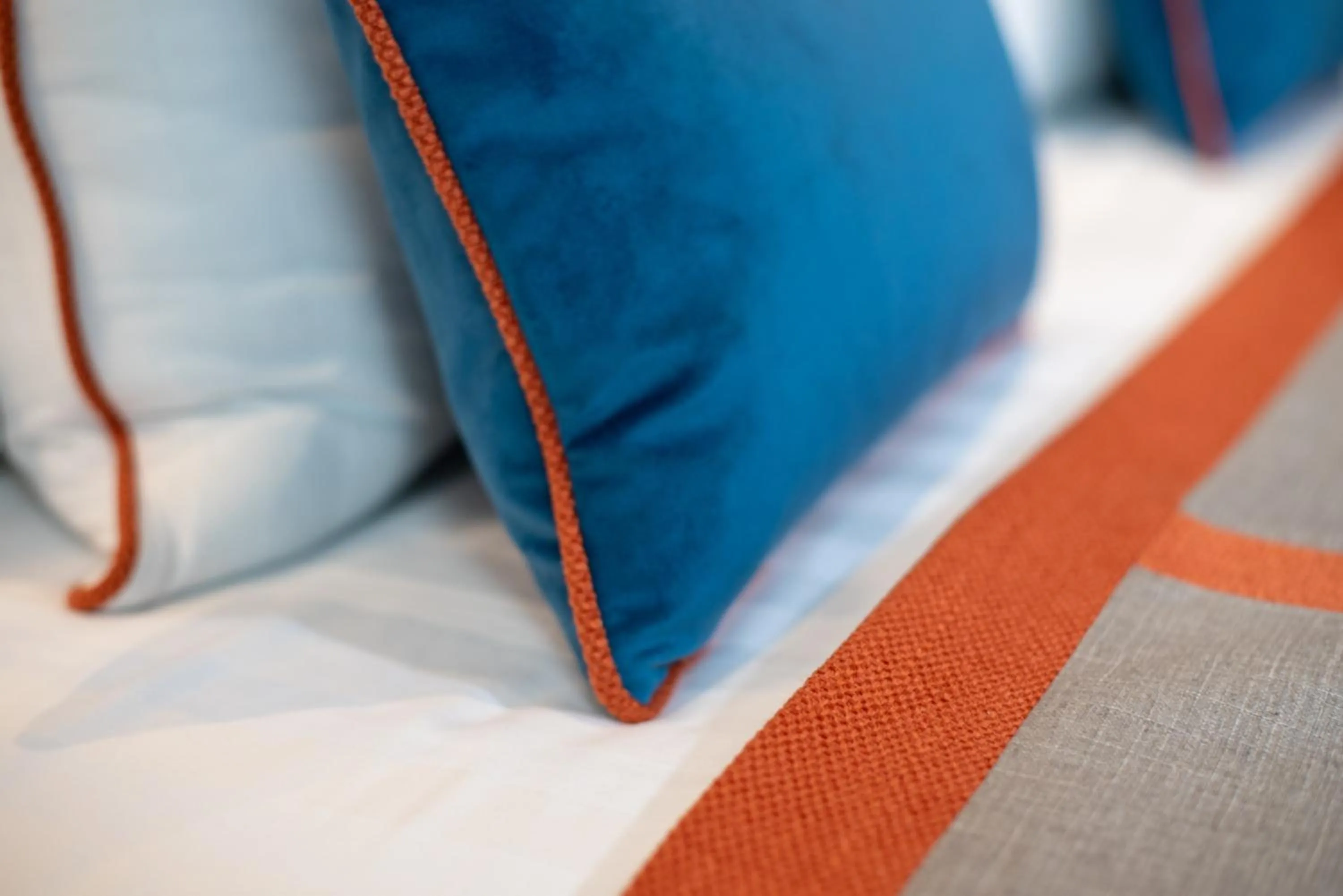 Decorative detail, Bed in Palazzo Turchini