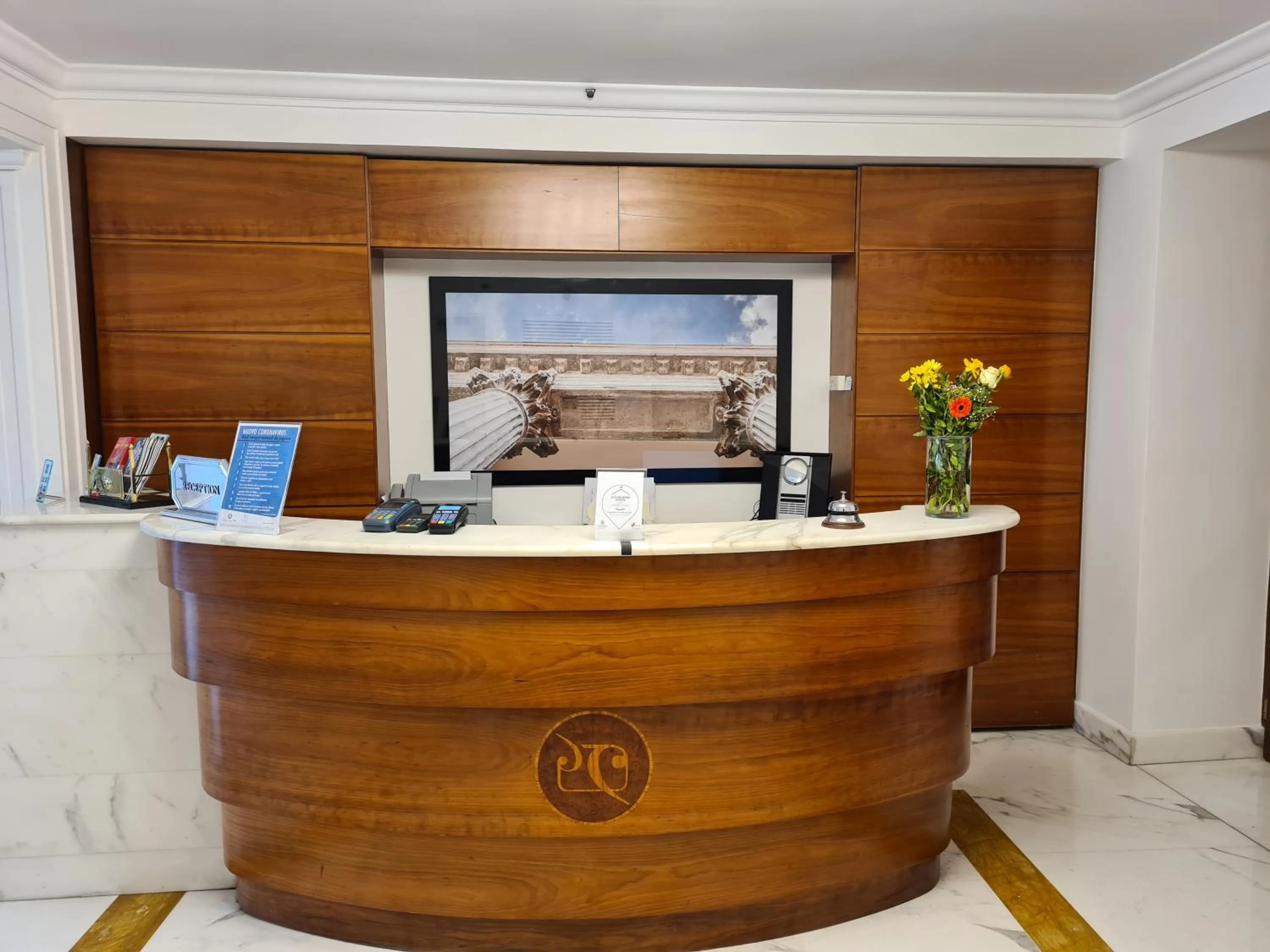 Lobby or reception in Palazzo Turchini