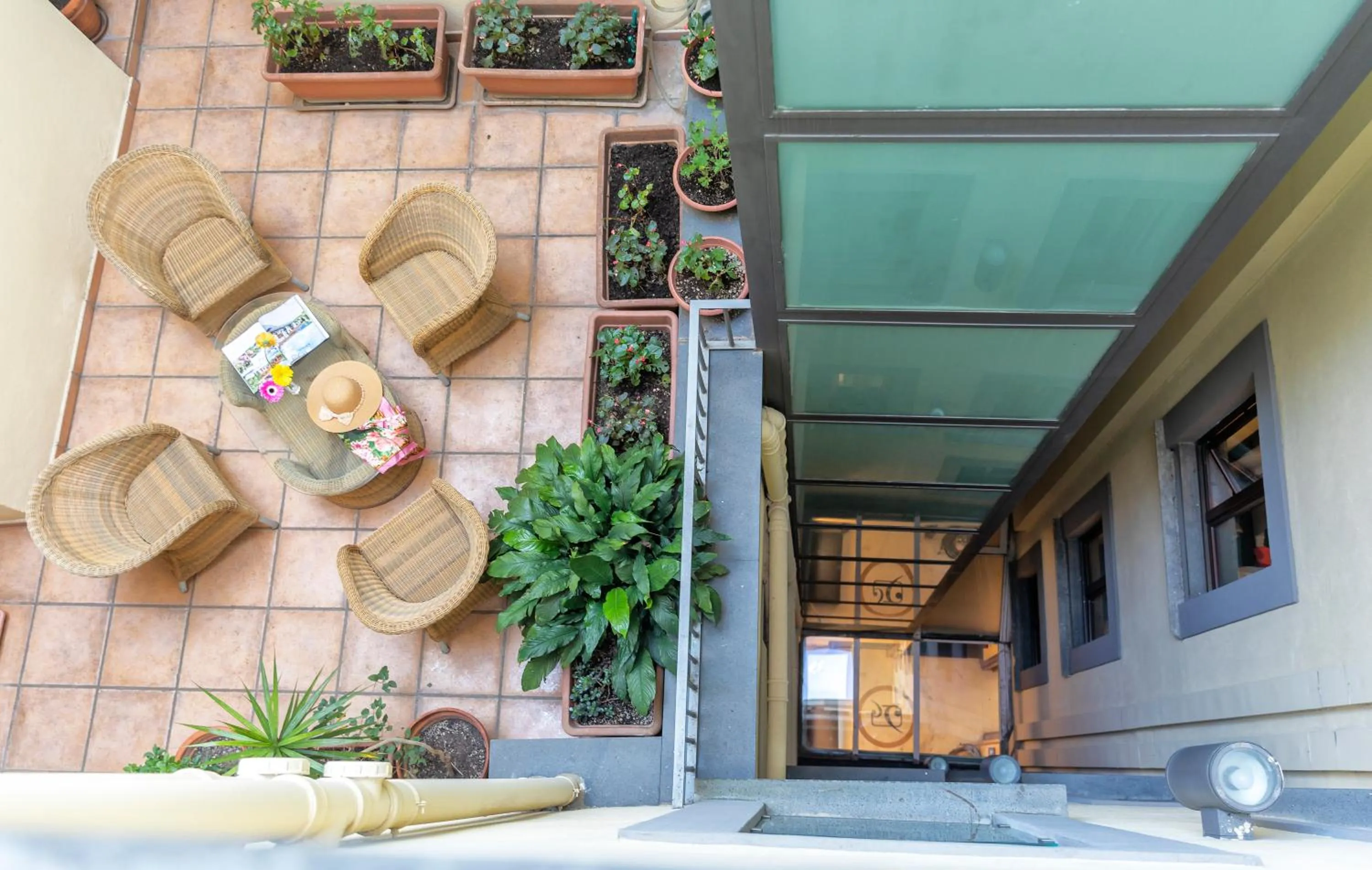 Quiet street view in Palazzo Turchini