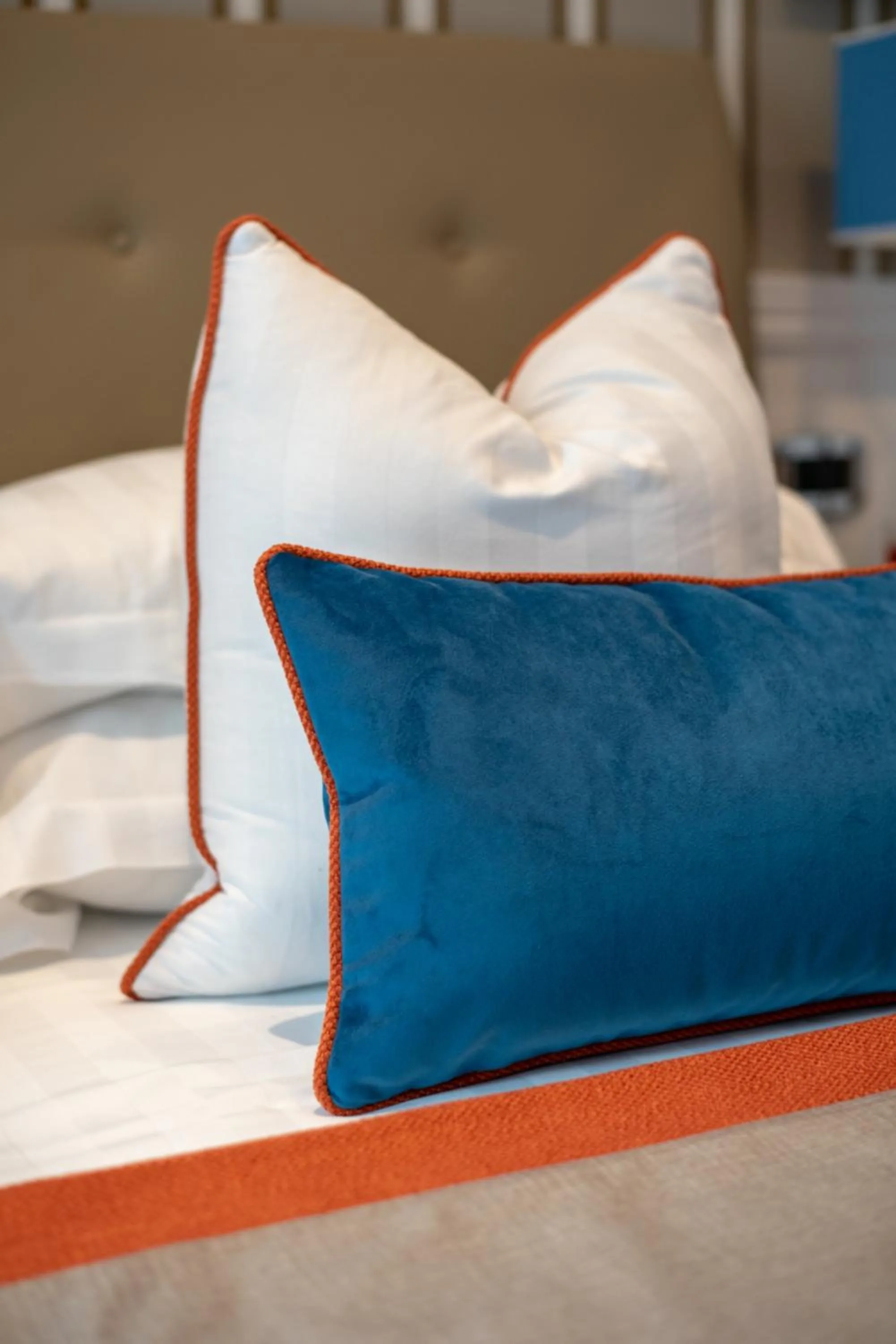 Decorative detail, Bed in Palazzo Turchini