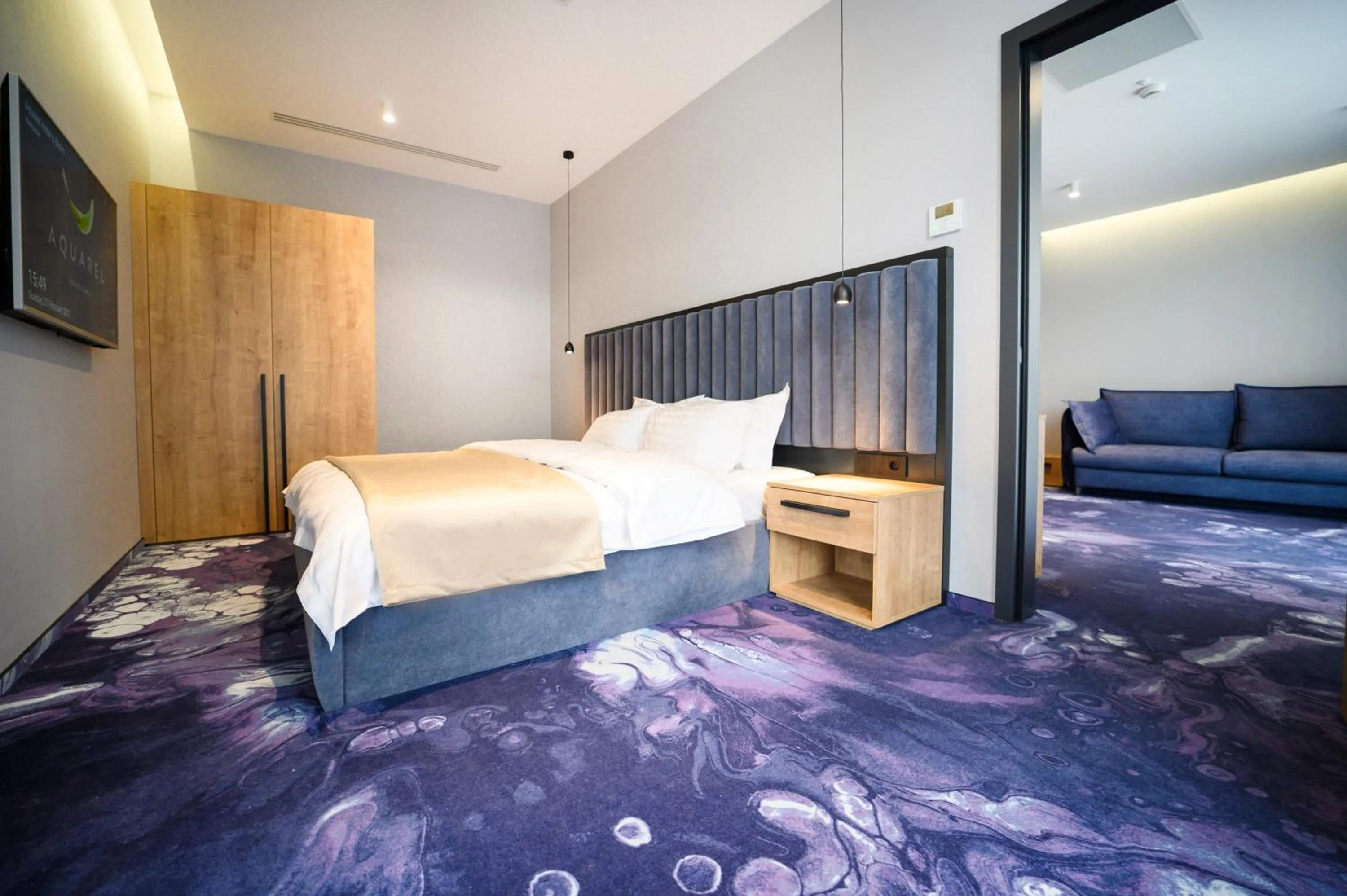 Bed in Hotel Boutique Aquarel