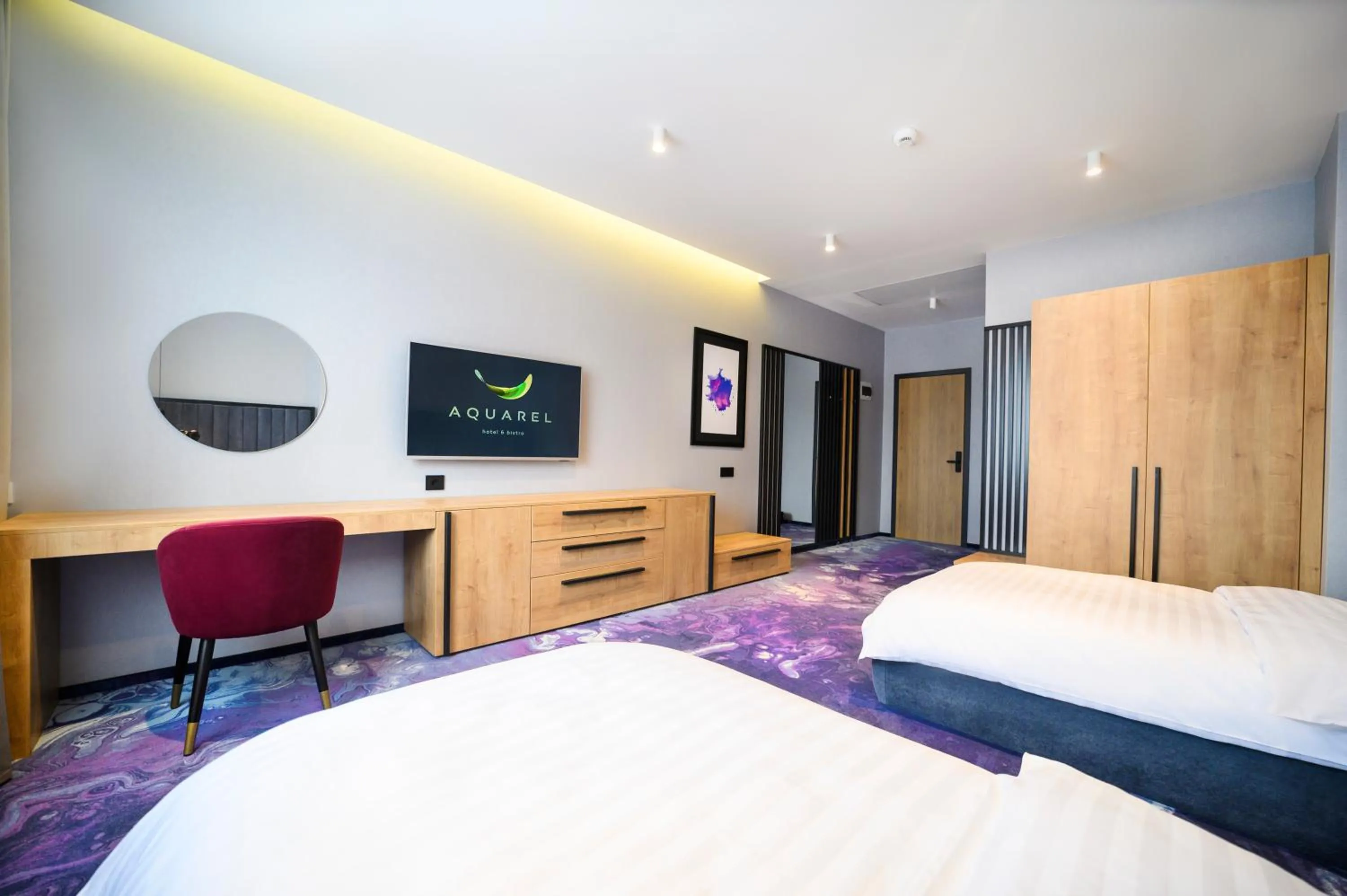 Bed in Hotel Boutique Aquarel