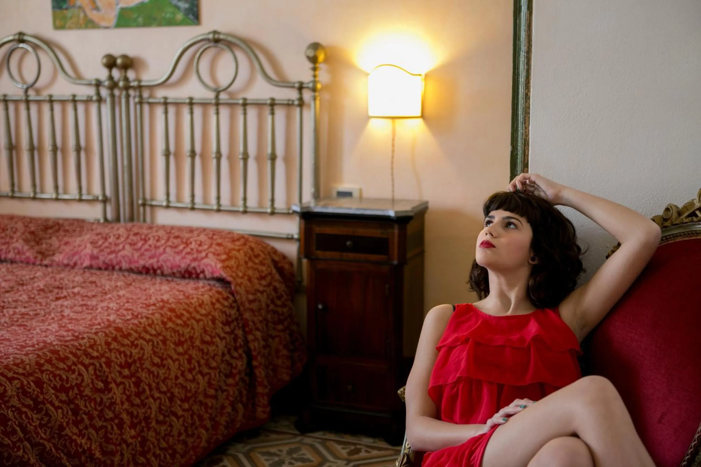 Decorative detail, Bed in Hotel Henry's House