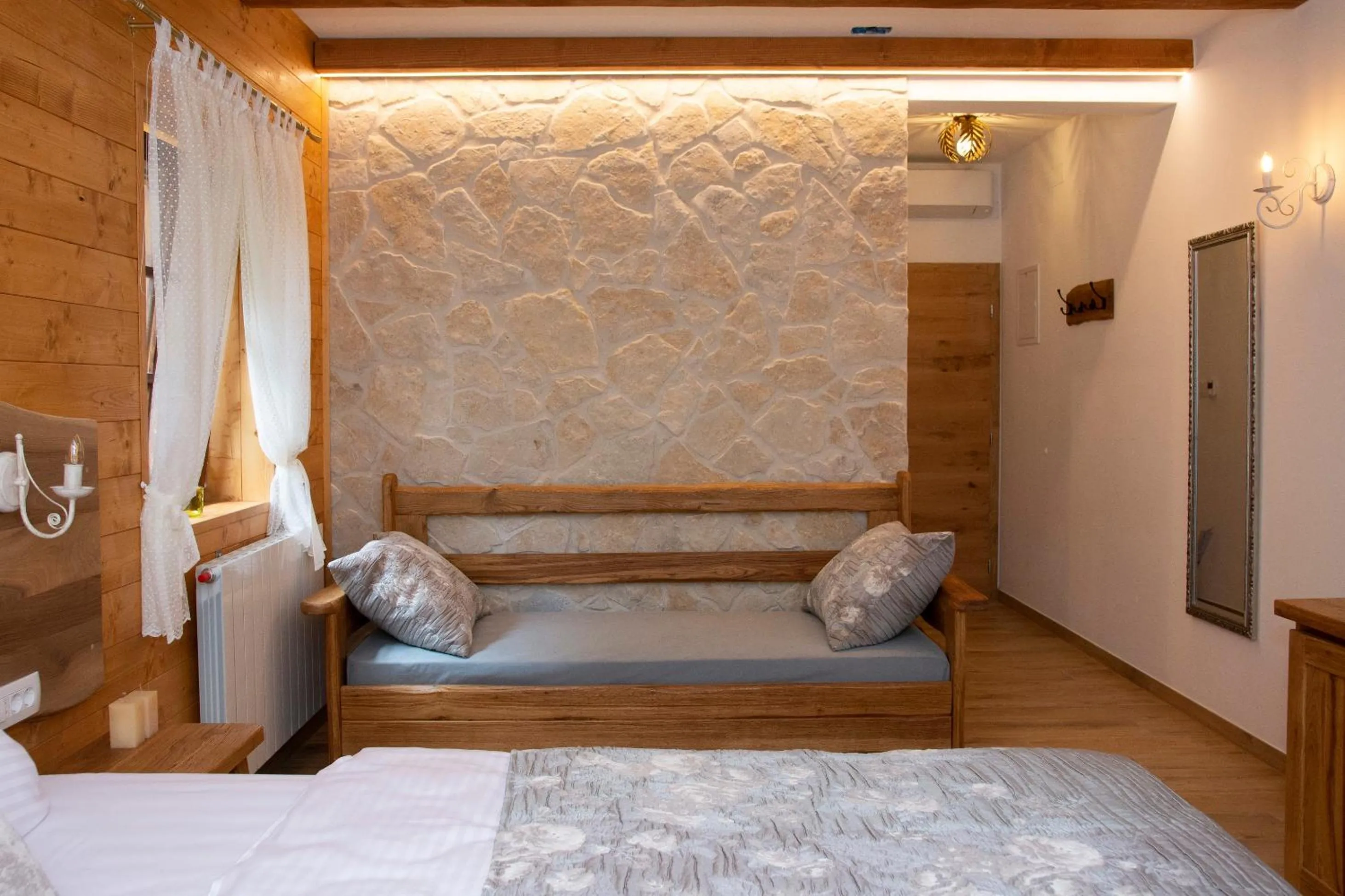 Bedroom, Bed in Boutique Villa Pearl of Plitvice, Plitvice Lakes
