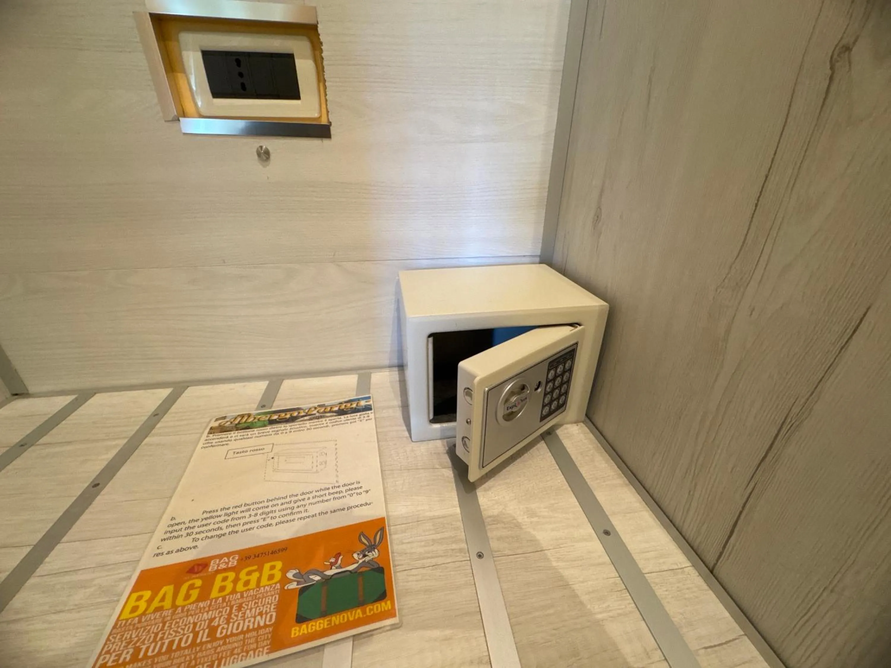 safe in Albergo Parigi