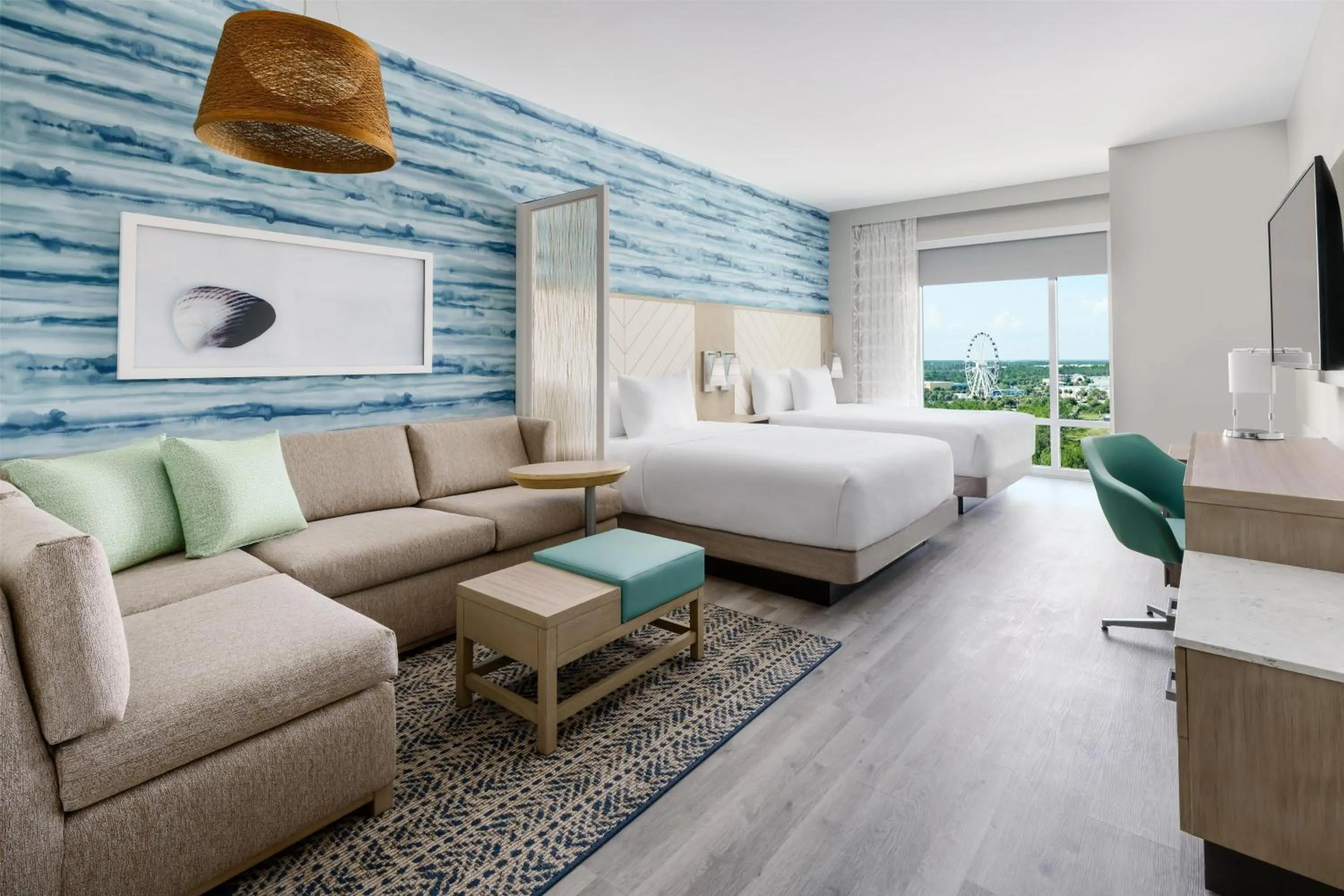 Bedroom, Bed in Hyatt Place Panama City Beach - Beachfront