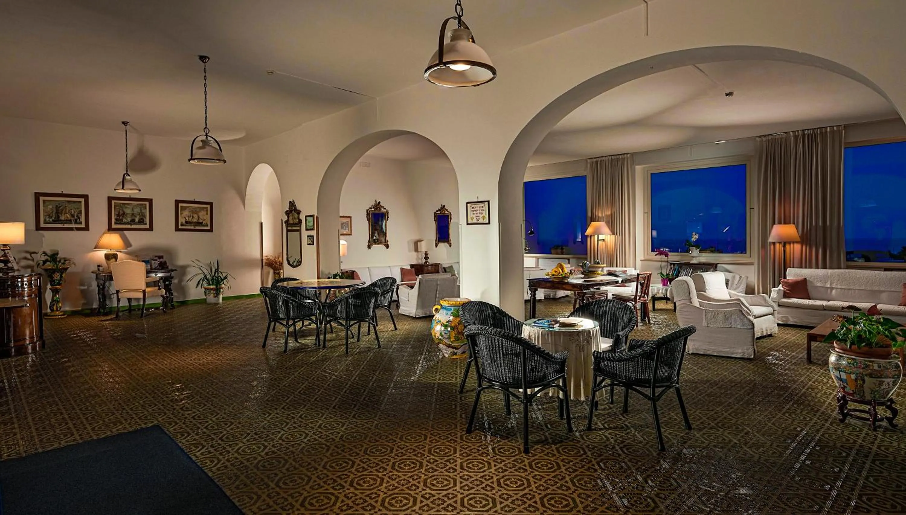 Living room in Hotel Bellevue Suite