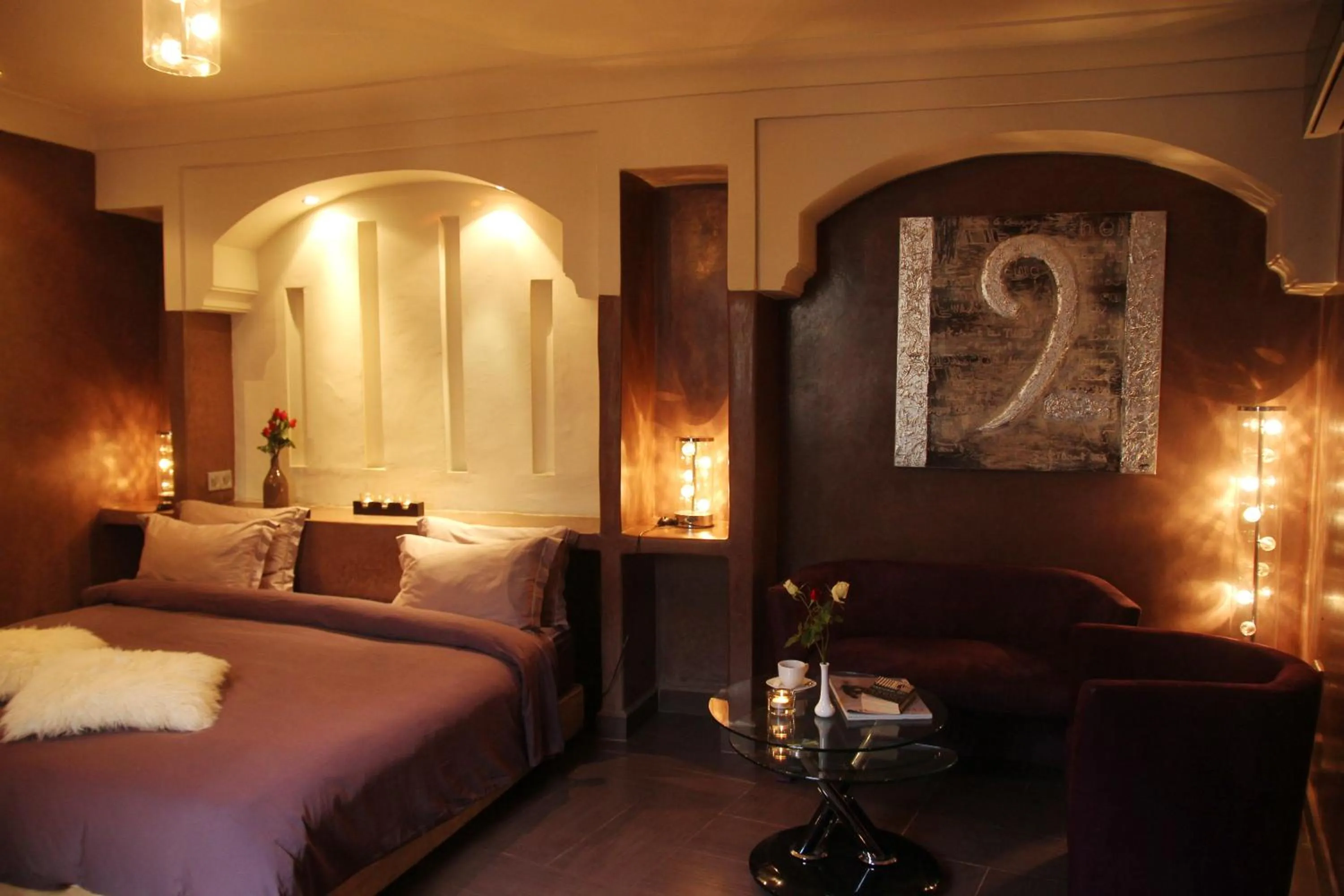 Bed in Riad Carllian