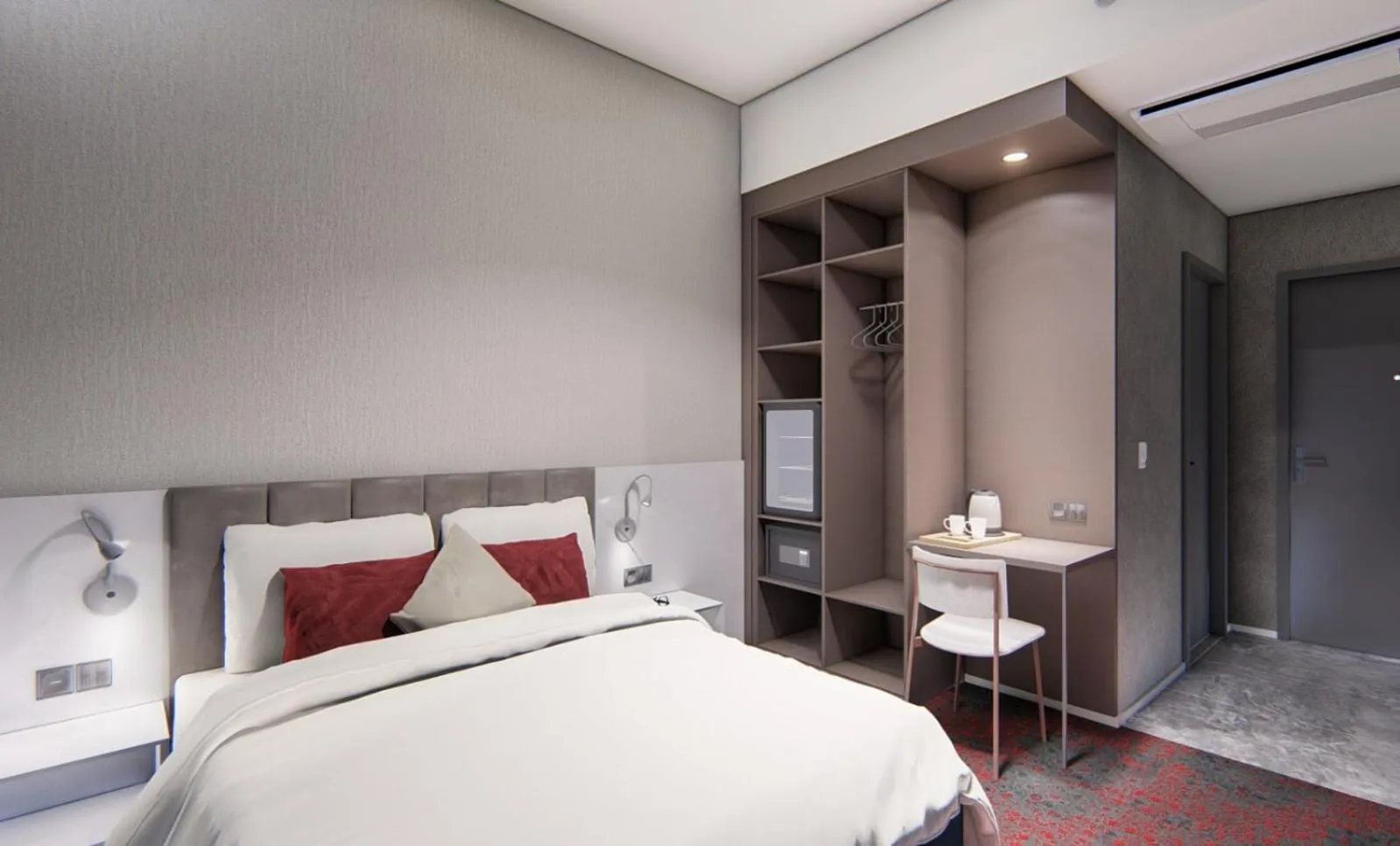 Bed in SPARK HOTEL RESIDENCE KONYA