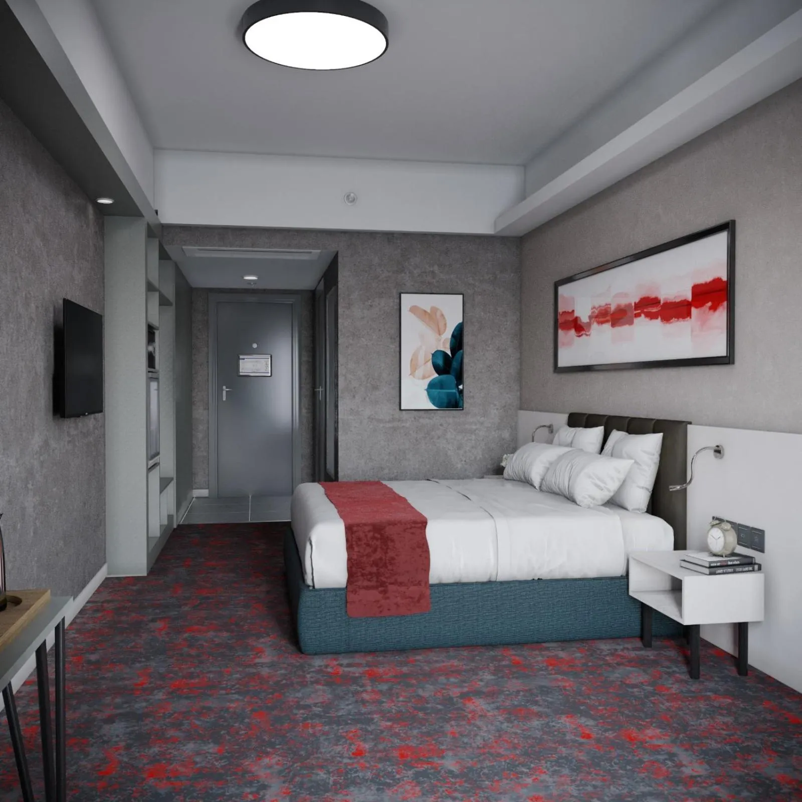 Bed in SPARK HOTEL RESIDENCE KONYA