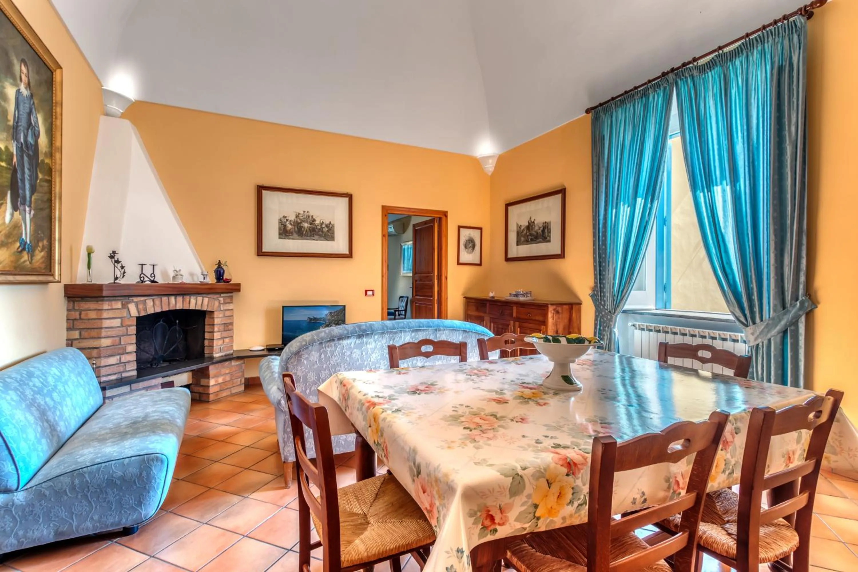 Dining area in Villarena Relais