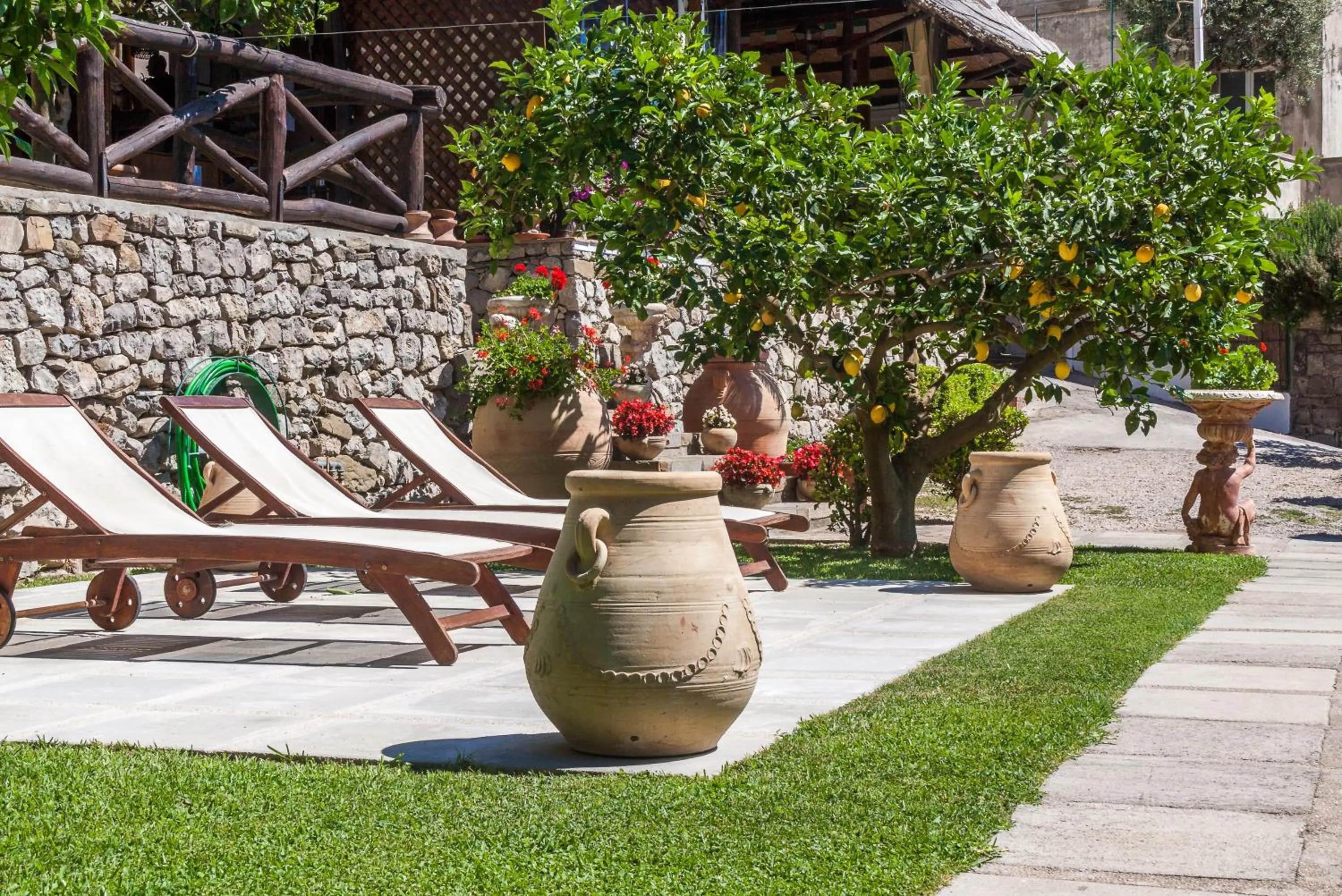 Garden in Villarena Relais