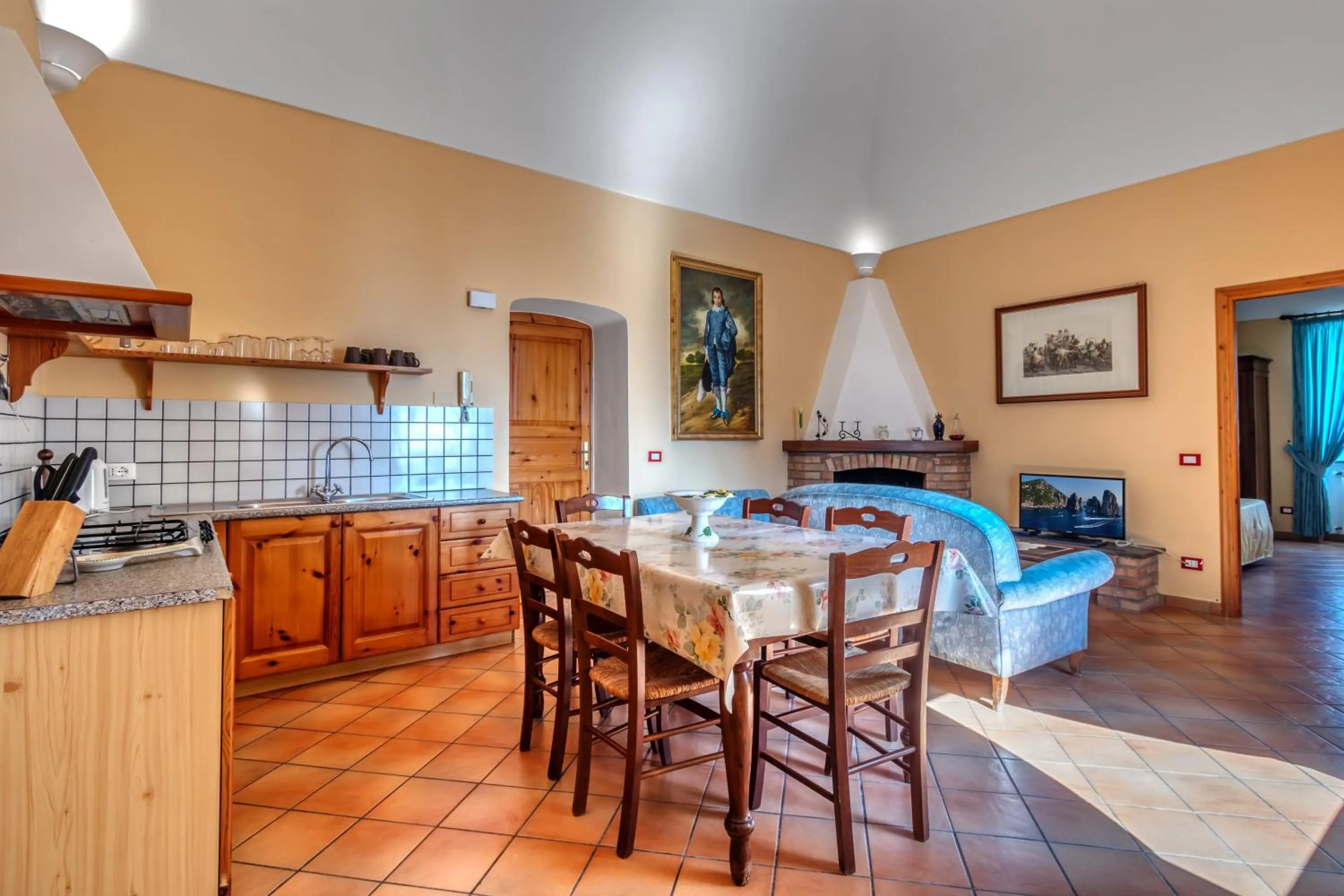 Seating area in Villarena Relais