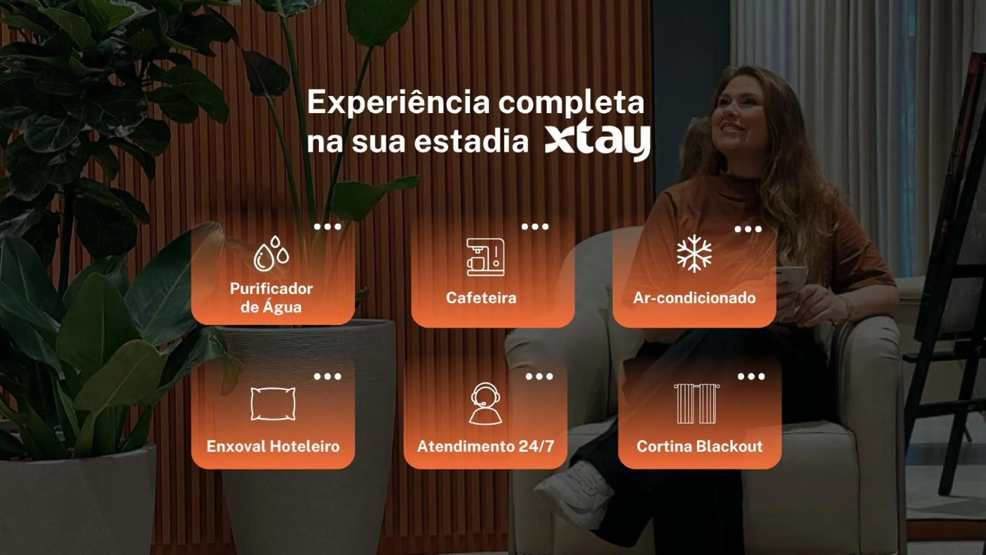 Business facilities in Xtay Privilege Botafogo - Apartamentos a 6min da praia e próximo a Copacabana