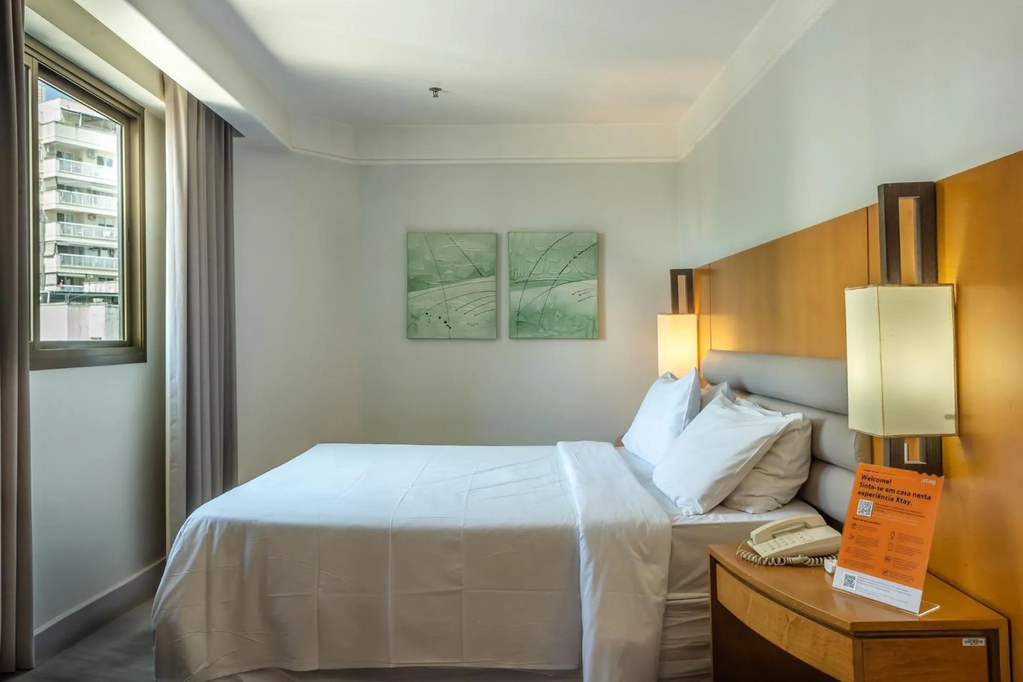 Bedroom, Bed in Xtay Privilege Botafogo - Apartamentos a 6min da praia e próximo a Copacabana