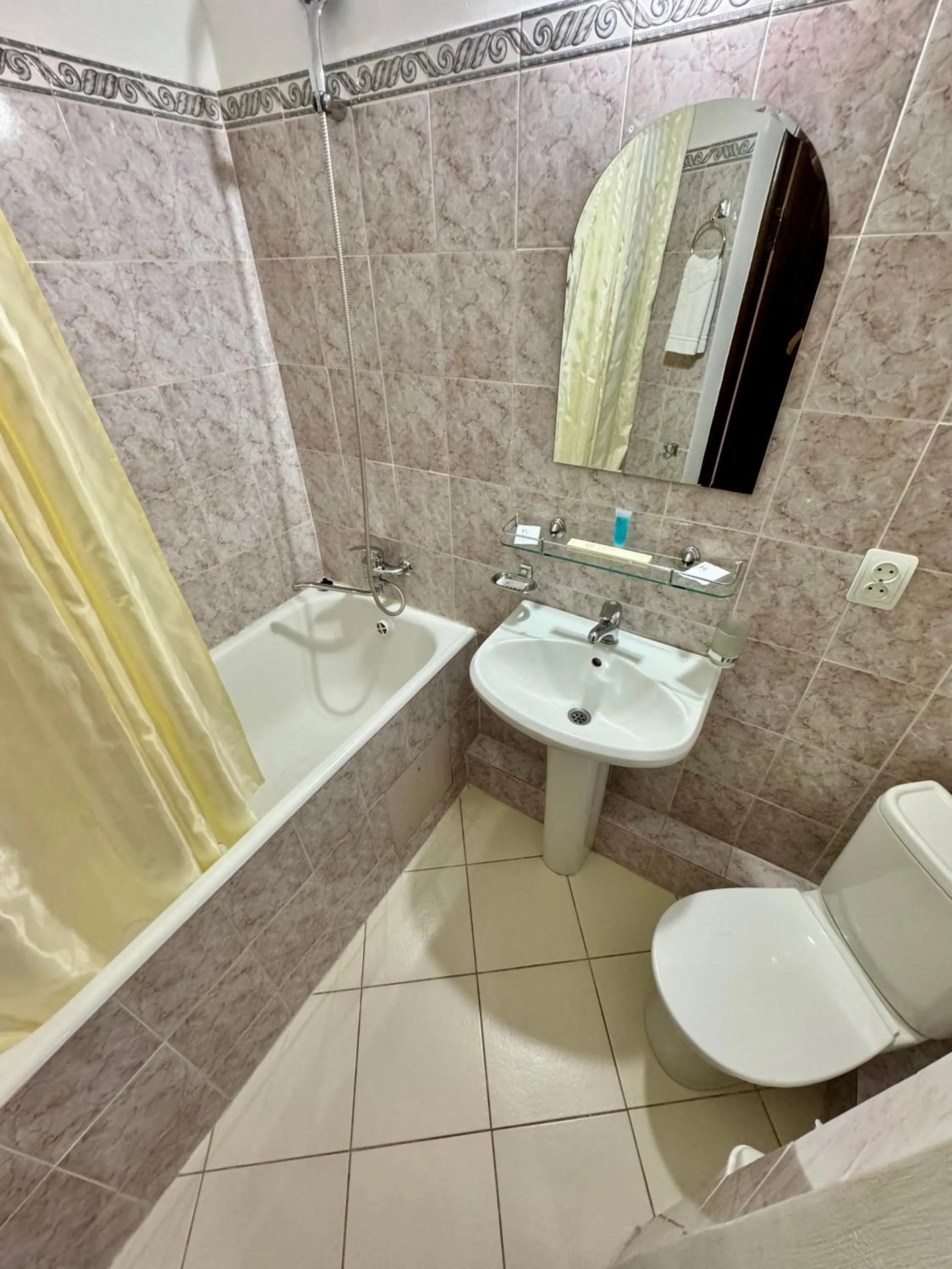 Shower in Hotel Zhambyl