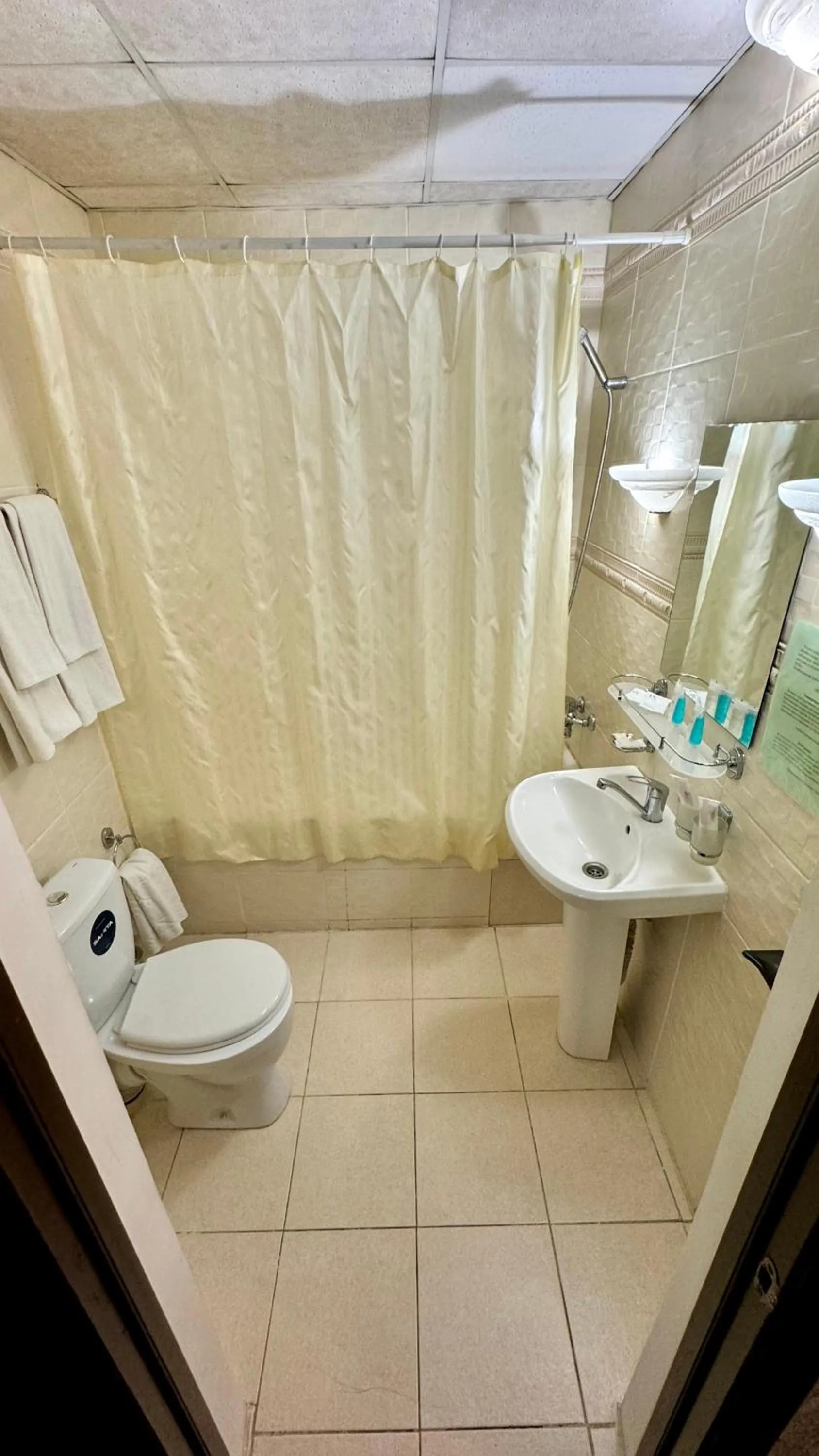 Bathroom in Hotel Zhambyl