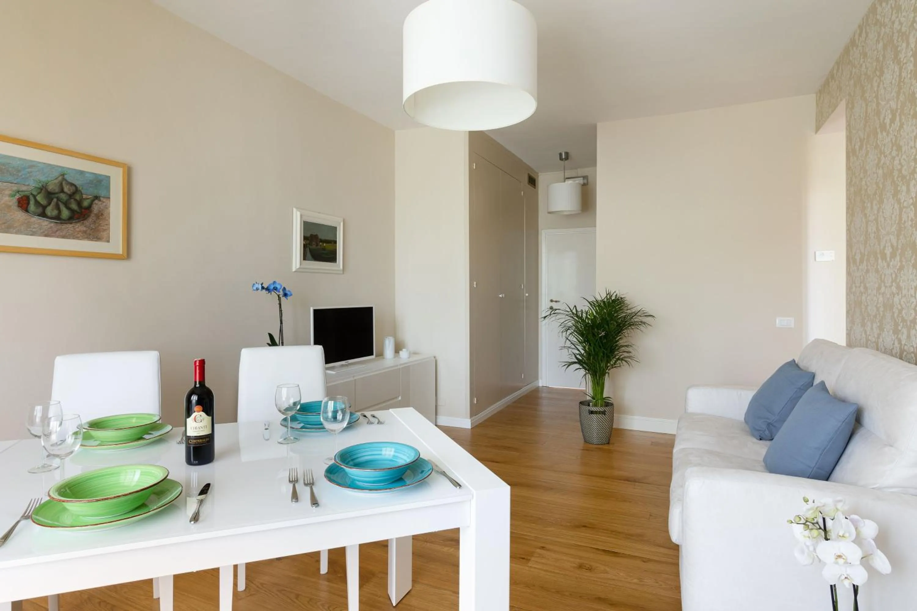 Living room in Residence Poggio Golf Chianti Firenze