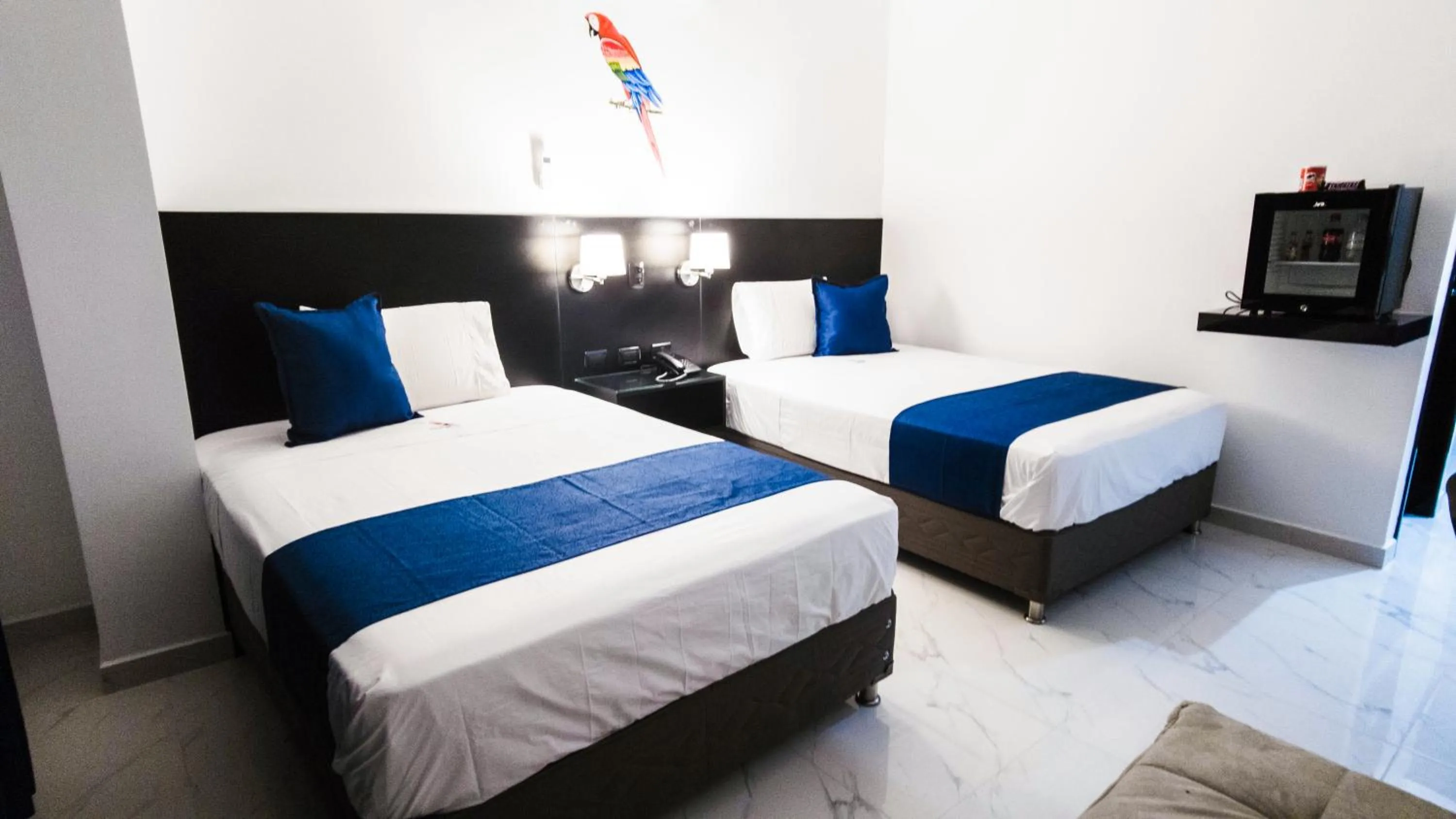 Bedroom, Bed in Hotel Boutique Papagayo