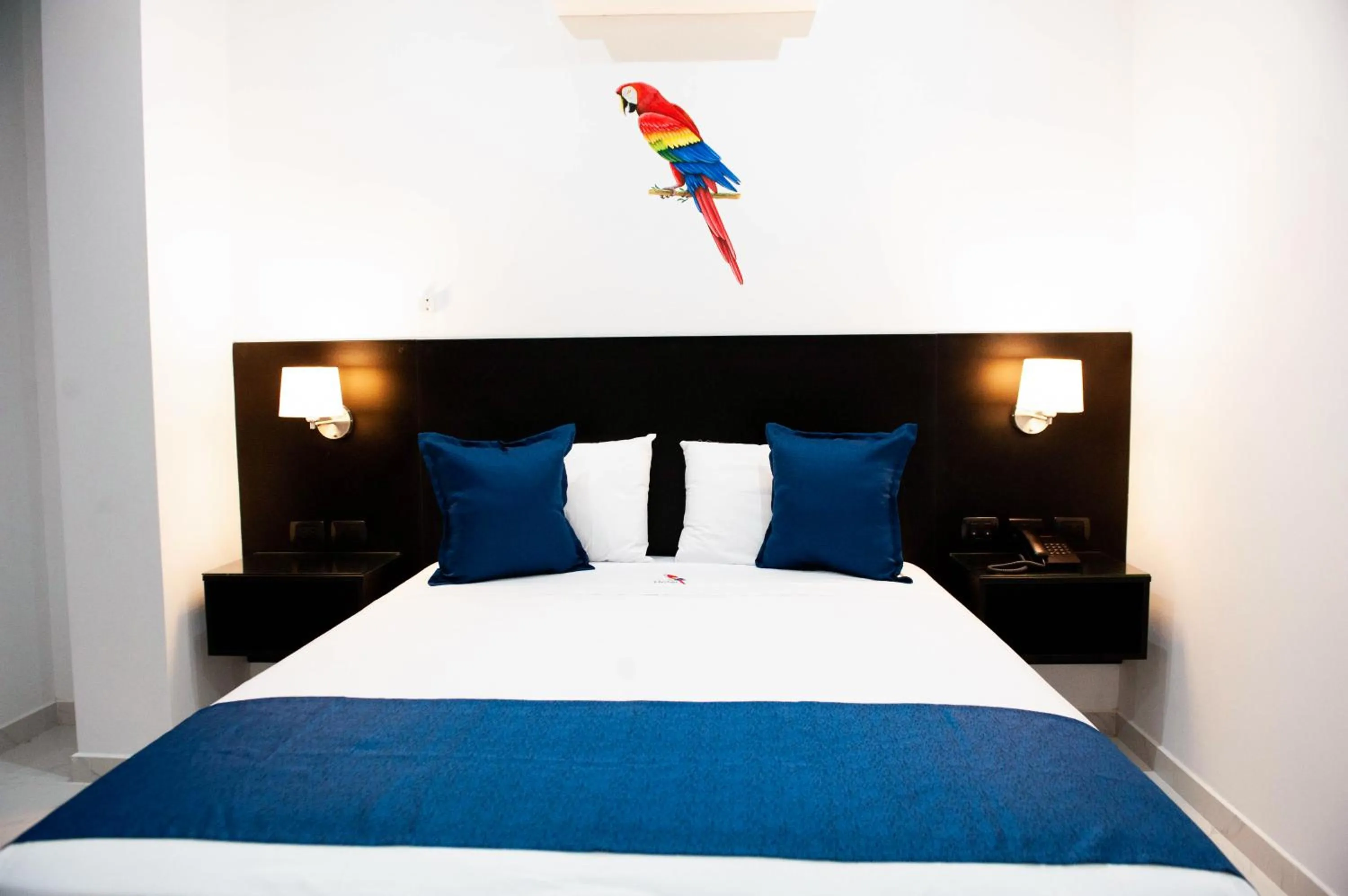 Bed in Hotel Boutique Papagayo