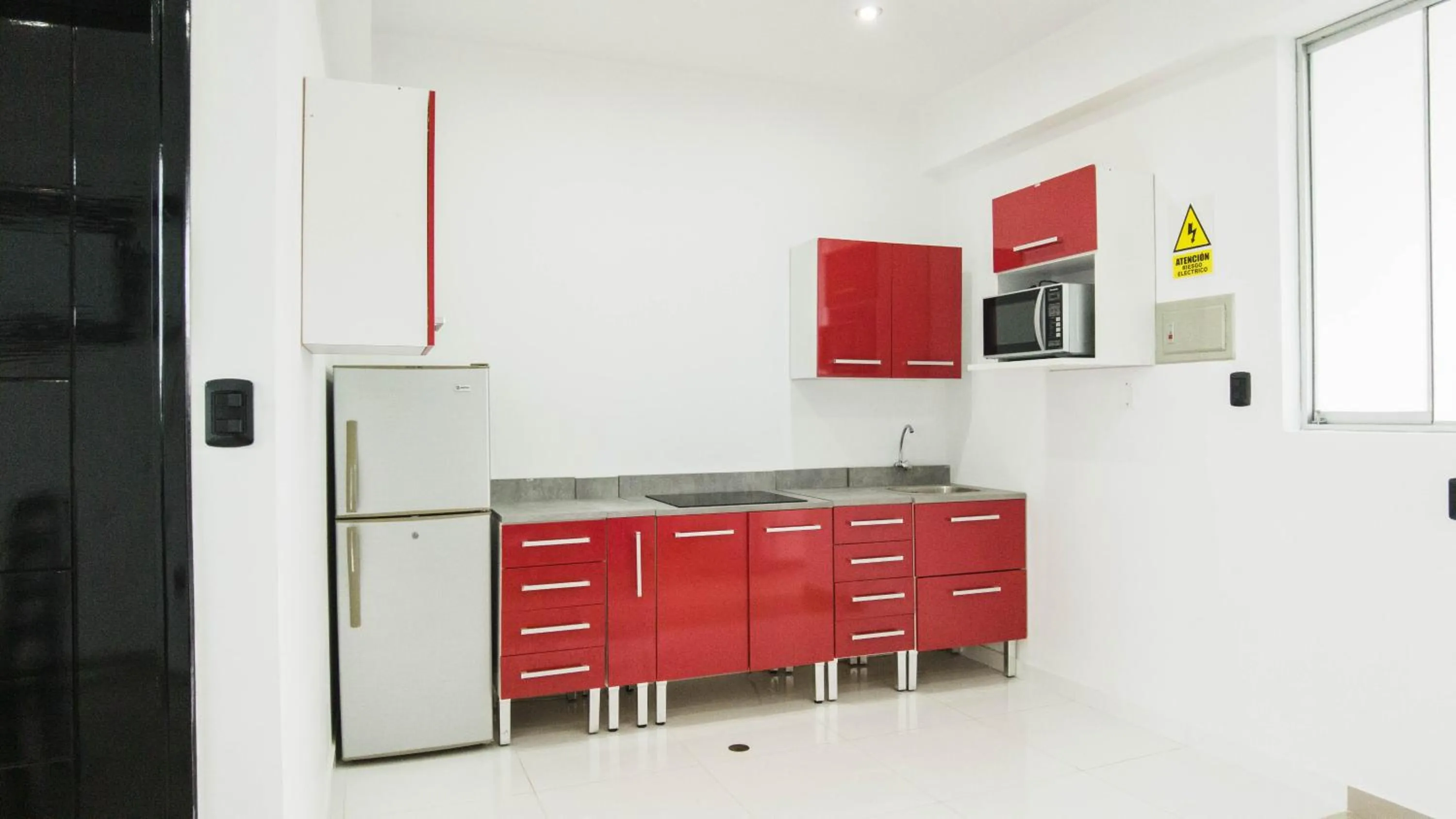 Kitchen or kitchenette in Hotel Boutique Papagayo