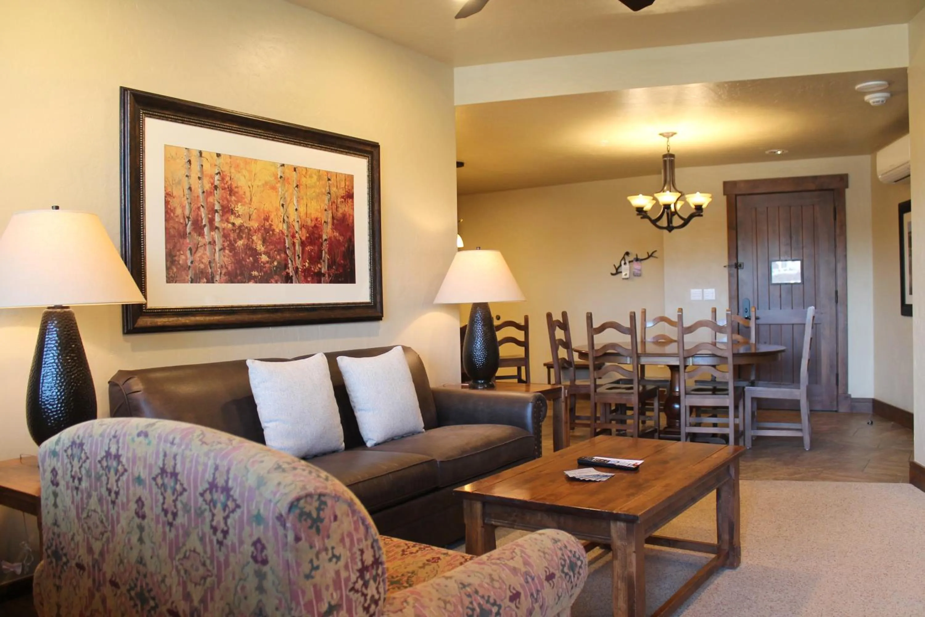 Living room in Grand Lodge on Peak 7