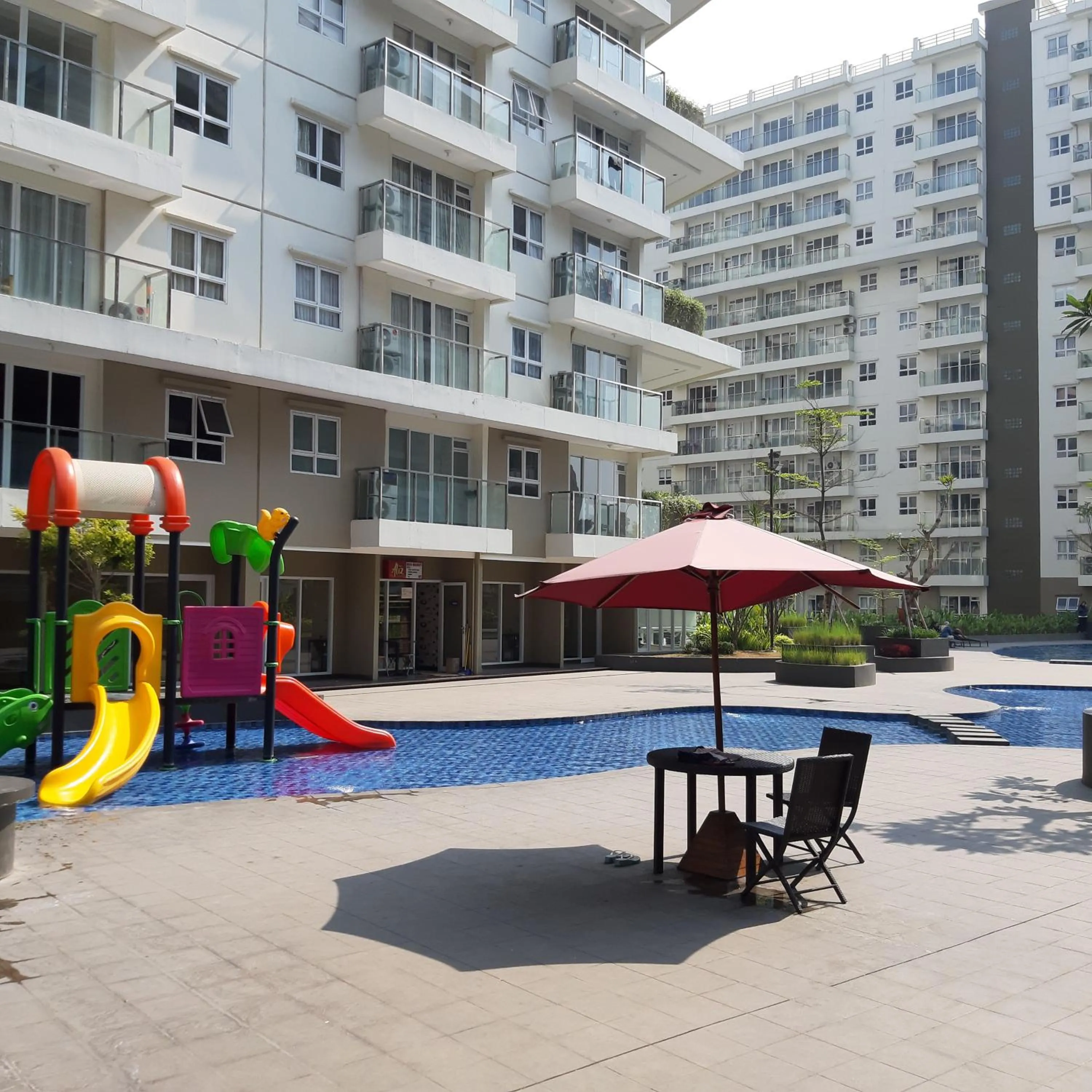 Children play ground in High Livin Apartment Pasteur
